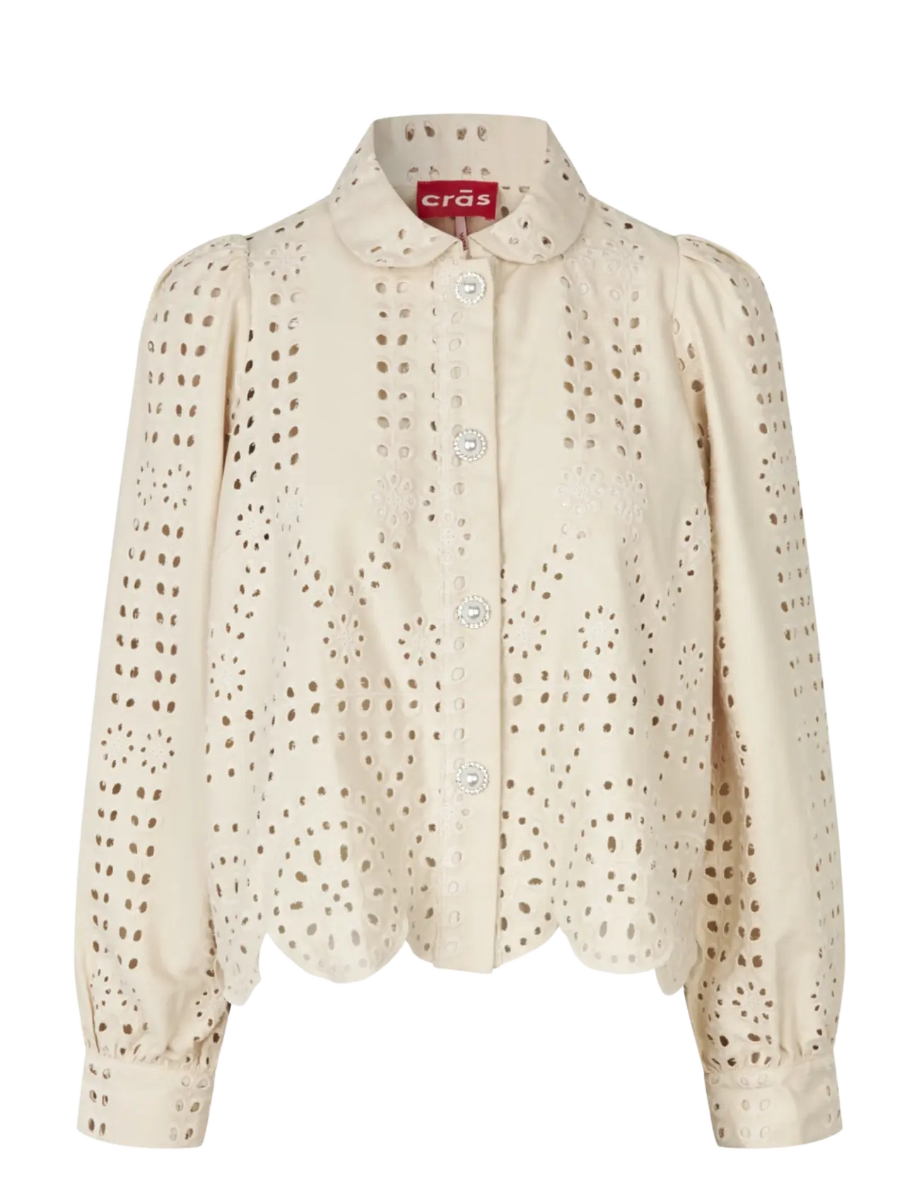 CRĀS Spiritcras Shirt Cream - 34 - Damen