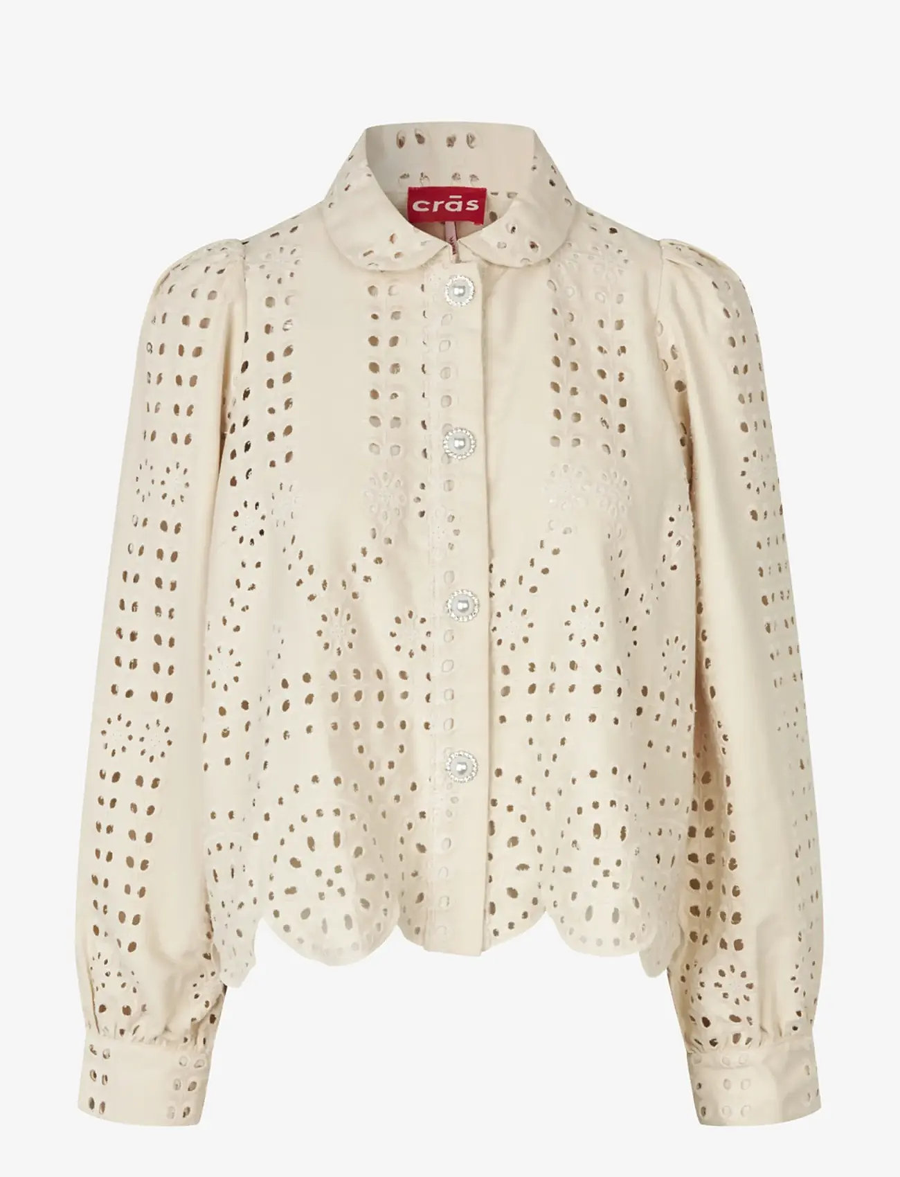 crās - Spiritcras Shirt - langærmede skjorter - off white - 1