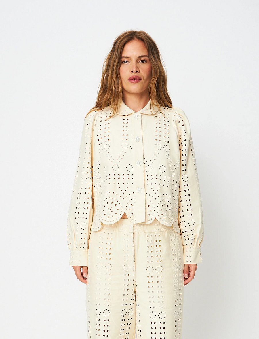 crās - Spiritcras Shirt - pikkade varrukatega särgid - off white - 0