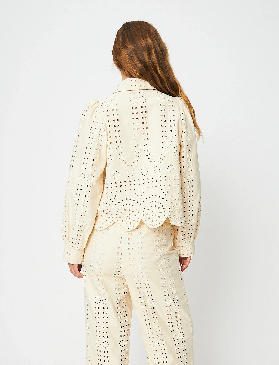 crās - Spiritcras Shirt - pikkade varrukatega särgid - off white - 2