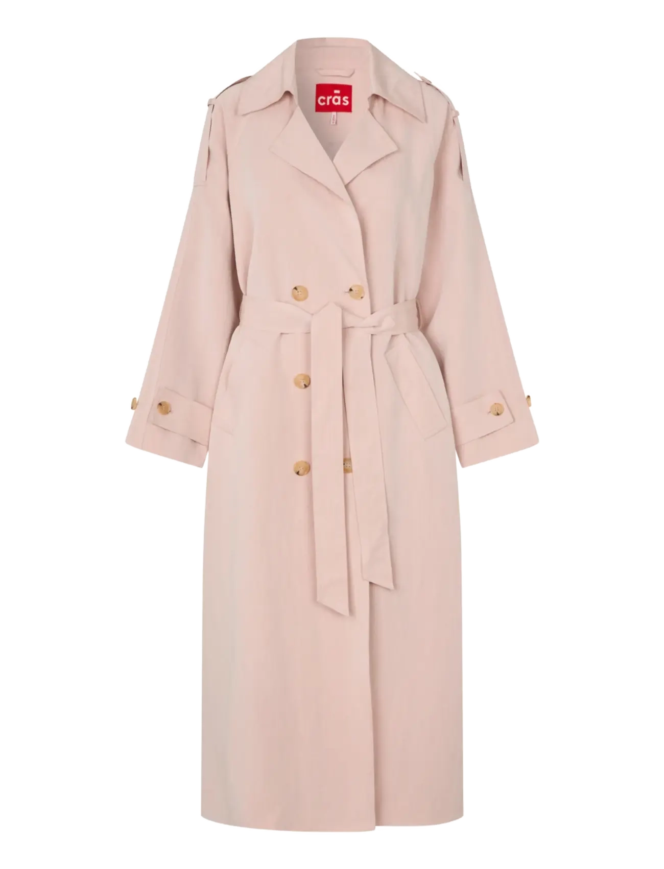 crās Spriicras Trench Coat - Cras - ORCHID PINK / pink/rose
