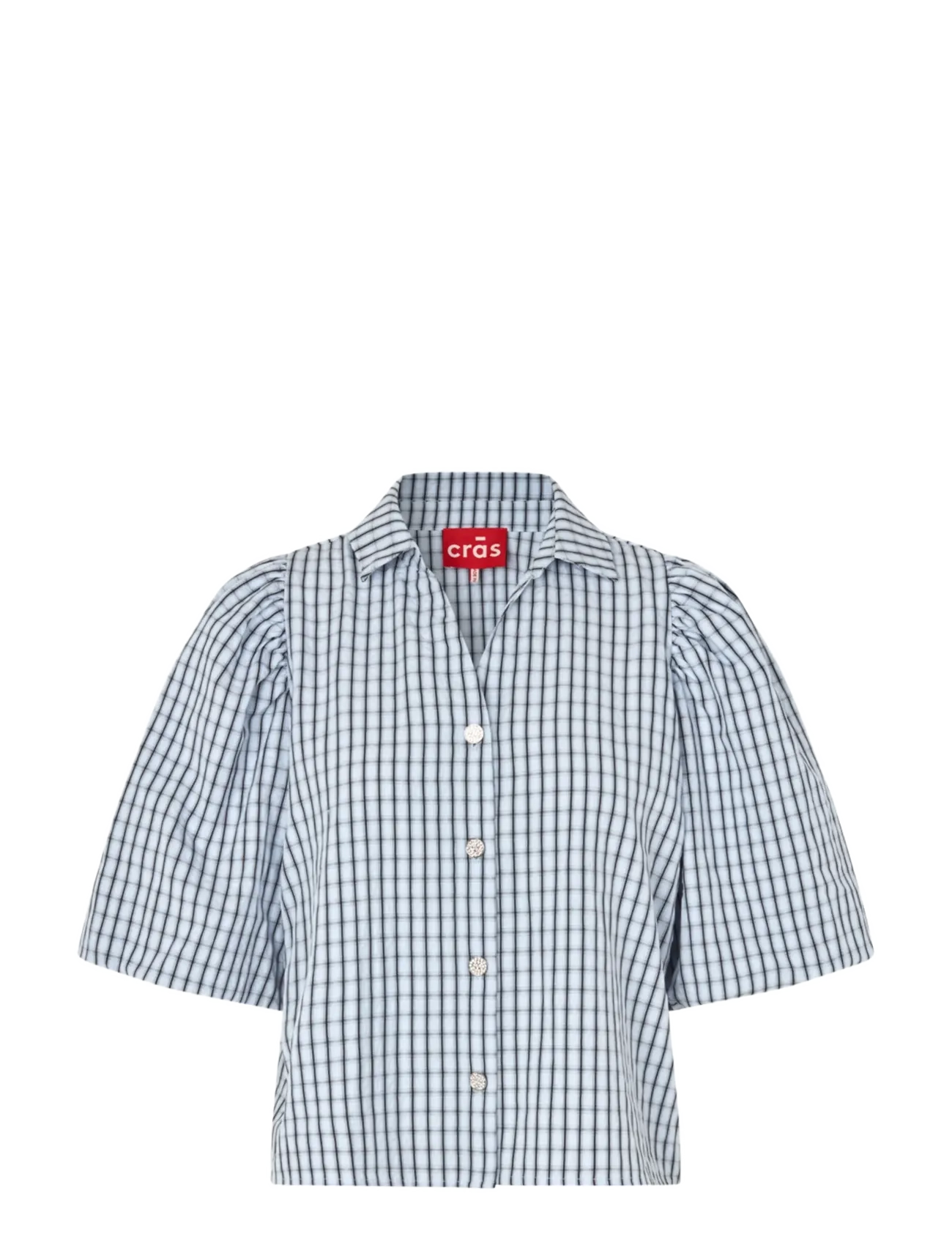 crās Andinacras Shirt - Büromode - BLUE CHECK / blue
