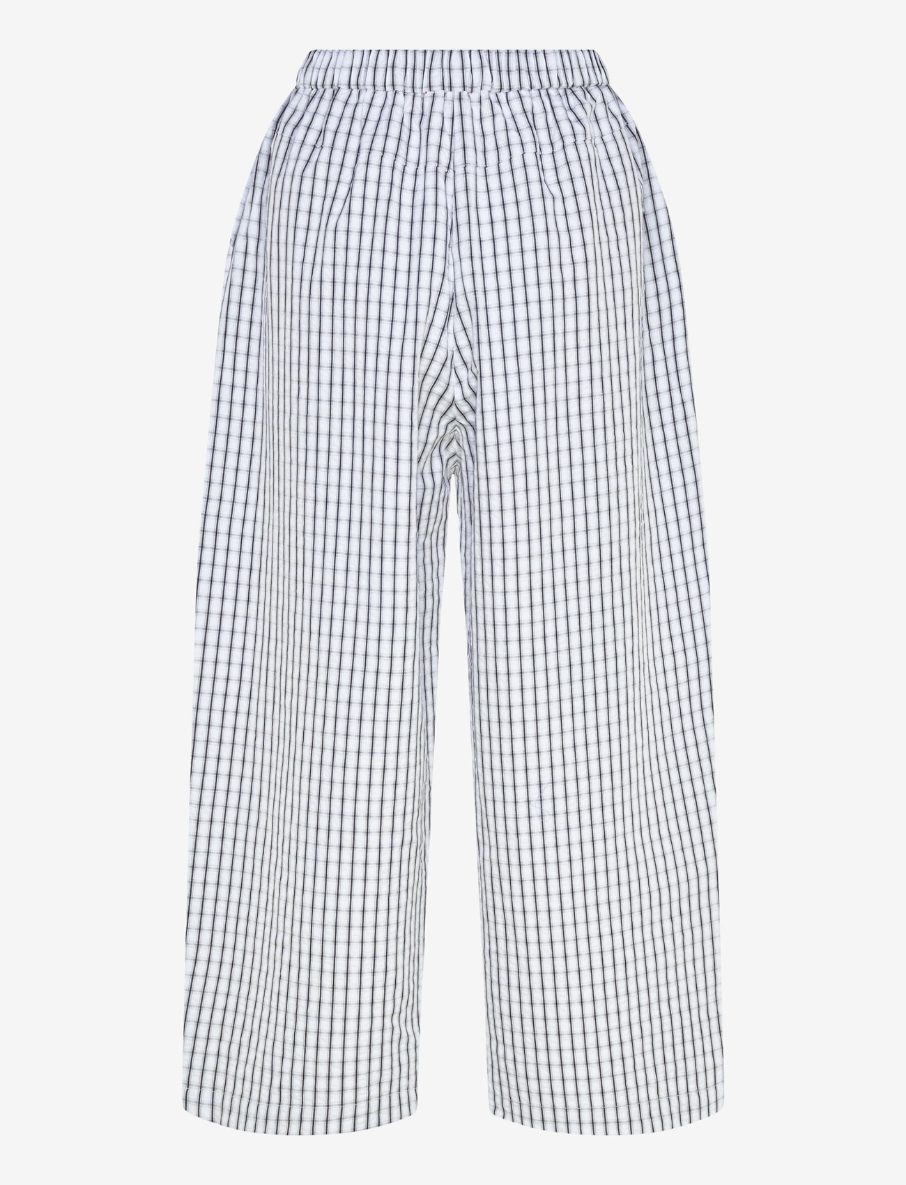 crās - Flowercras Pants - bukser med brede ben - blue check - 2