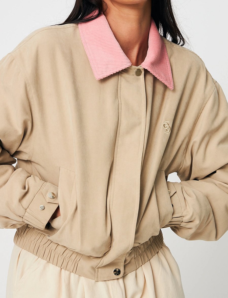 crās - Sablecras Jacket - bomberjacken - light beige - 3