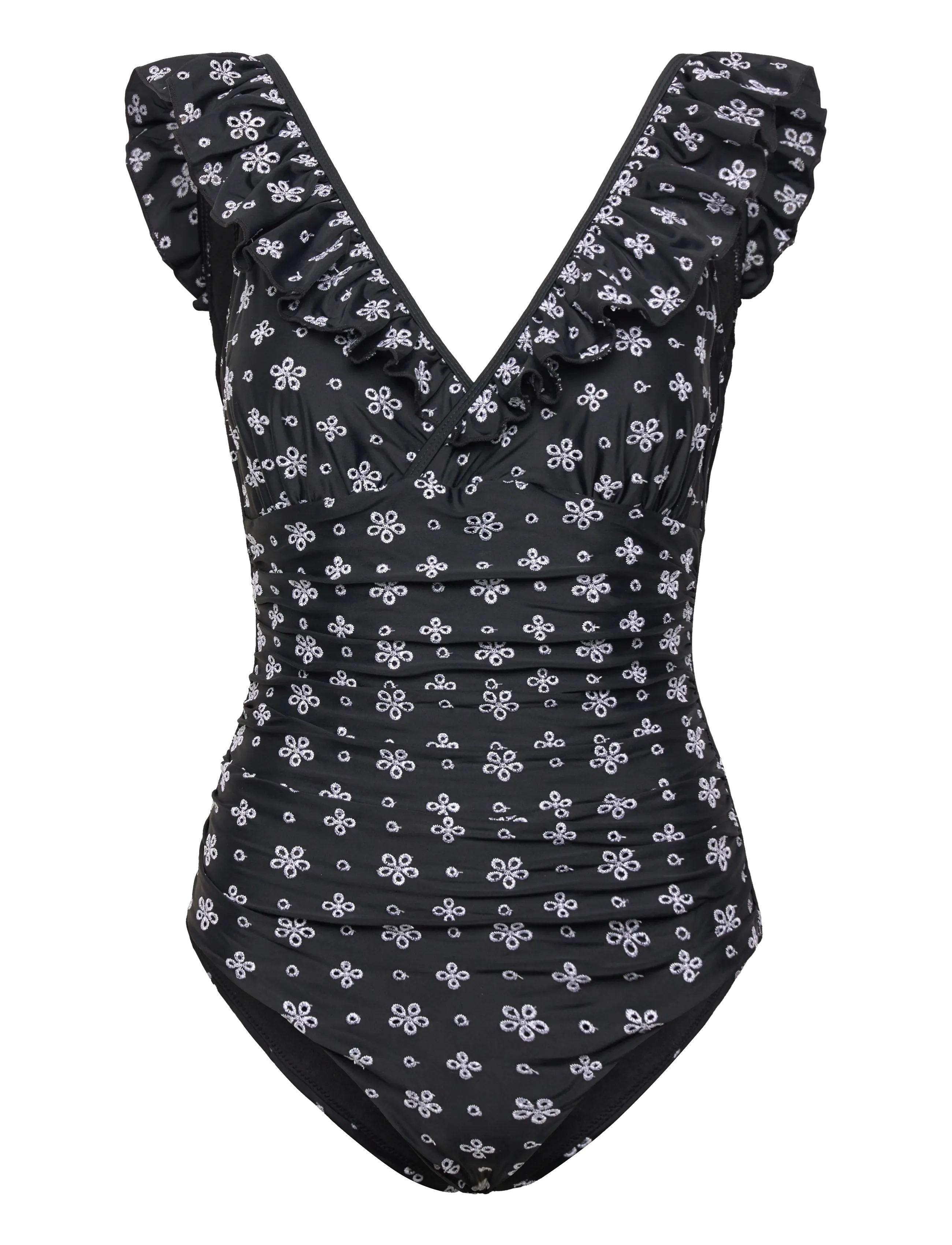 crās Agnescras Swimsuit - 1 pièces - BLACK/WHITE / black