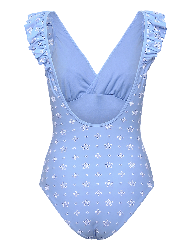 crās - Agnescras Swimsuit - trikood - blue/white - 2