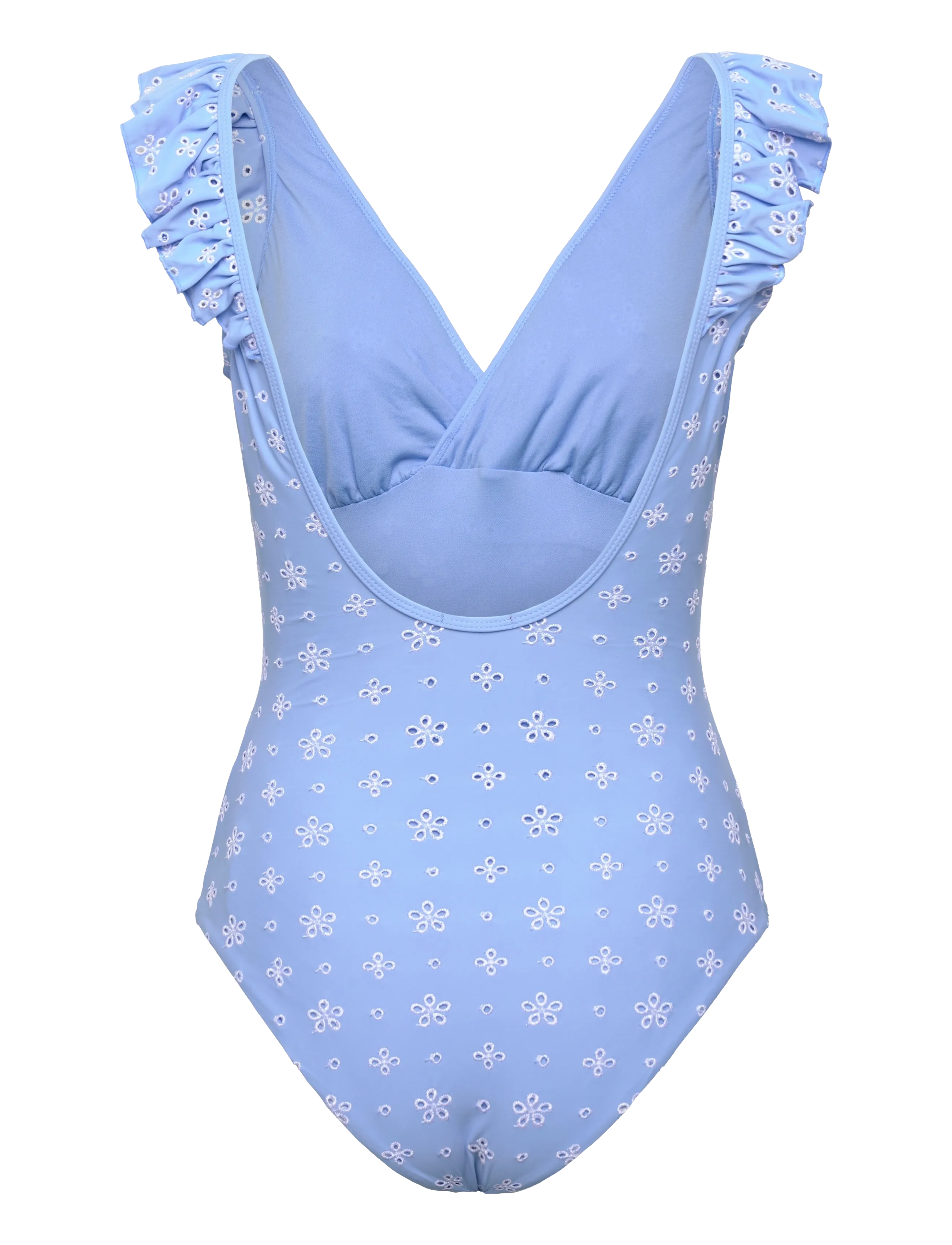 crās - Agnescras Swimsuit - baddräkter - blue/white - 2