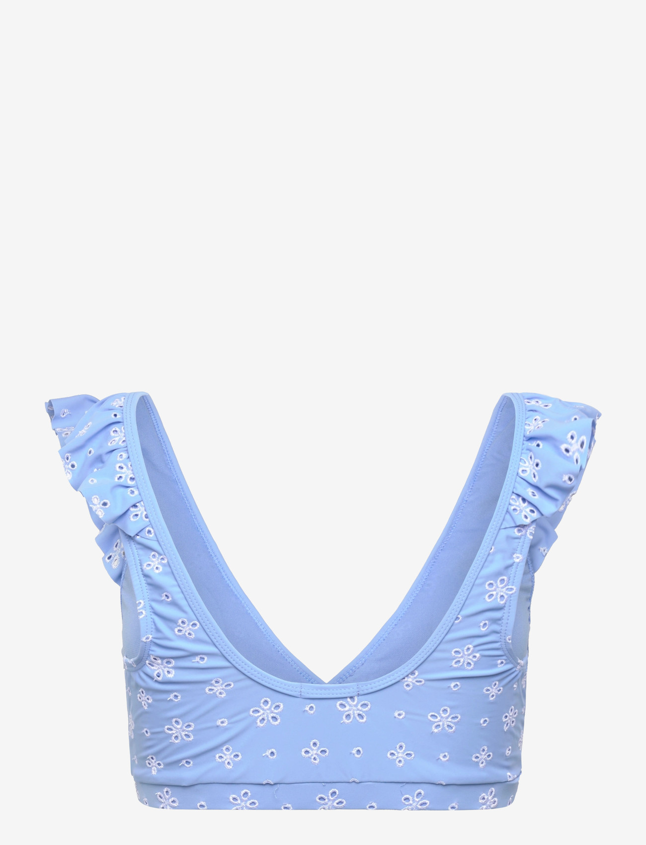 crās - Astridcras Bikini Top - kolmnurksed bikiinide ülaosad - blue/white - 2