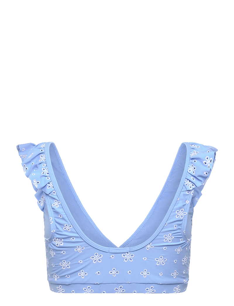 crās - Astridcras Bikini Top - kolmnurksed bikiinide ülaosad - blue/white - 2