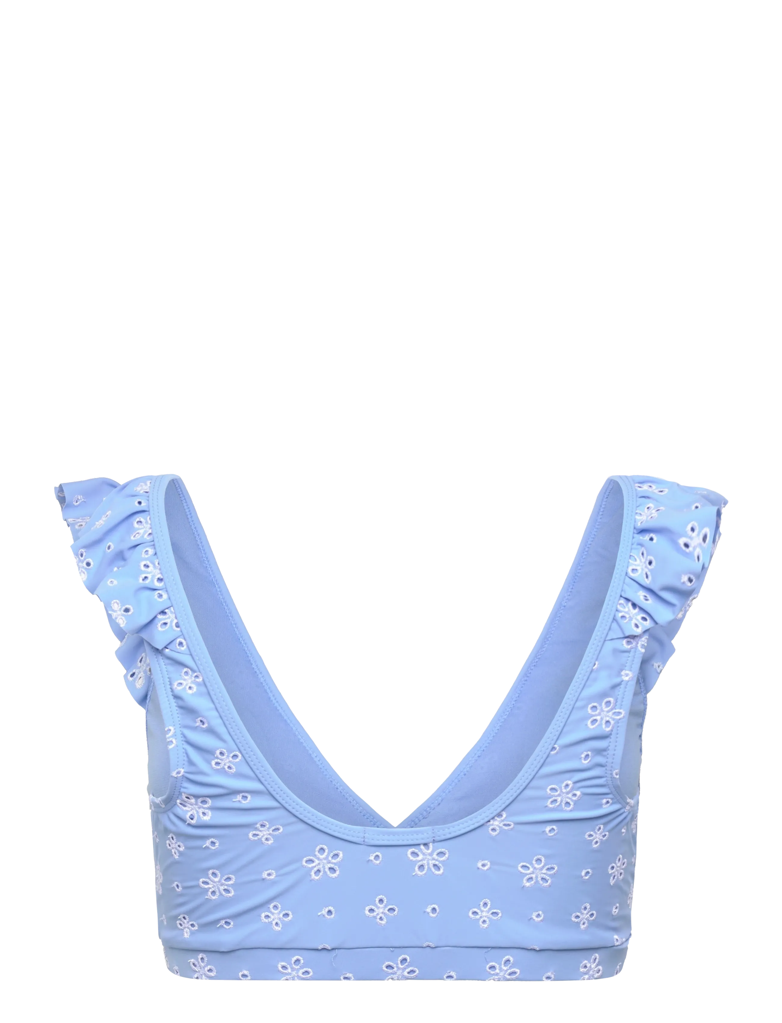 crās - Astridcras Bikini Top - trekant-bikinis - blue/white - 2