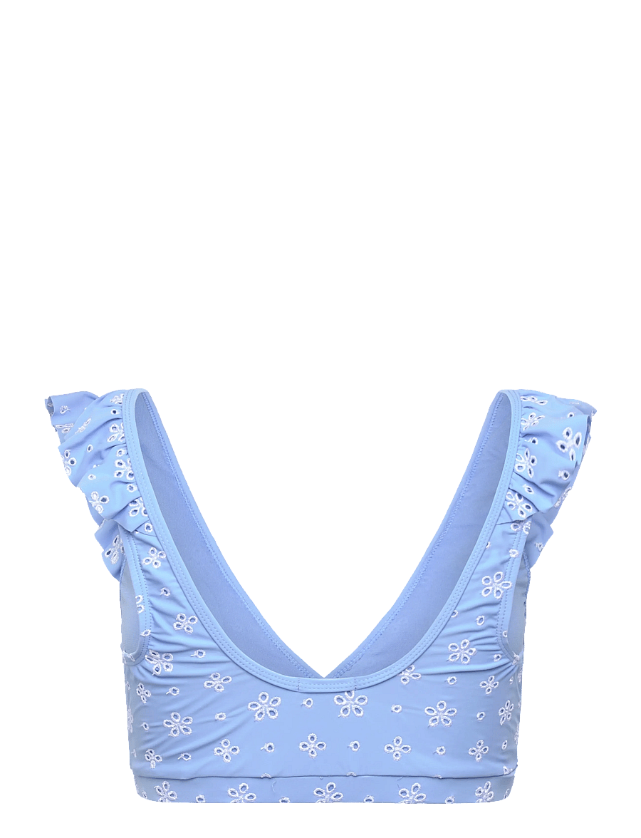 crās - Astridcras Bikini Top - triangelformad bikinis - blue/white - 2