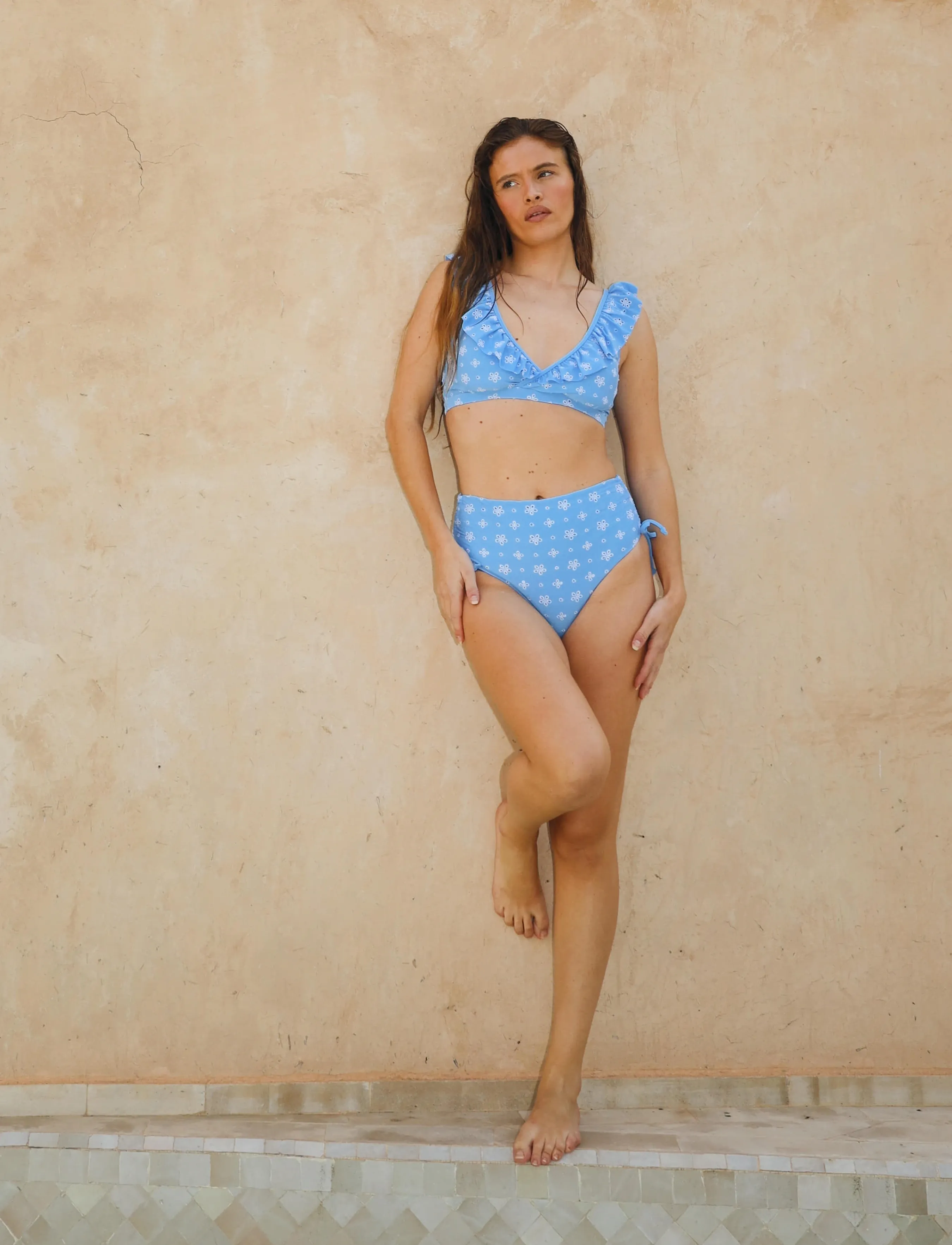crās - Astridcras Bikini Bottom - bikini briefs - blue/white - 3