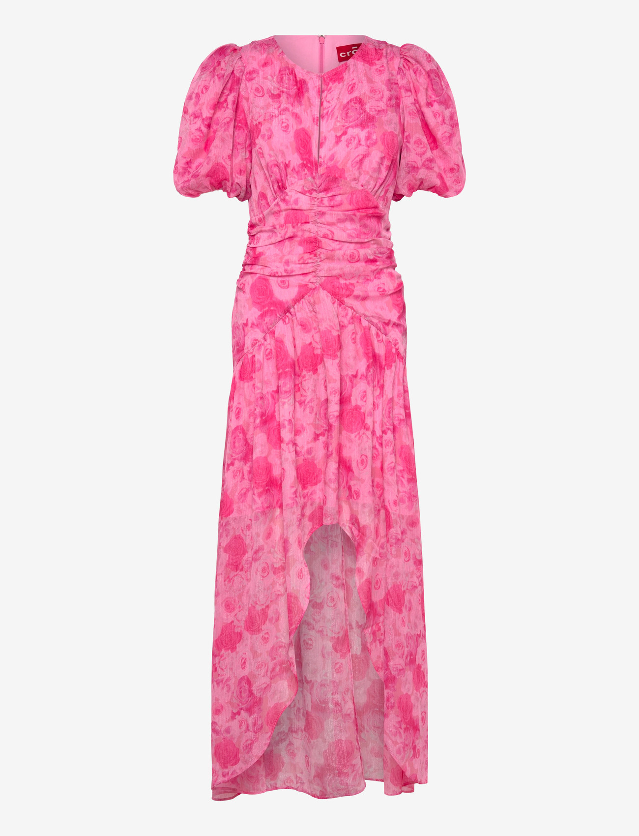 crās - Elainecras Dress - summer dresses - pink rosegarden - 1
