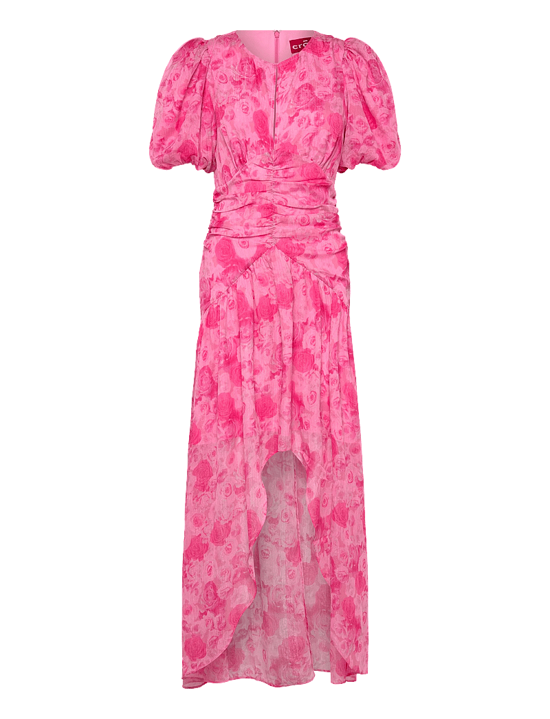 crās - Elainecras Dress - summer dresses - pink rosegarden - 1