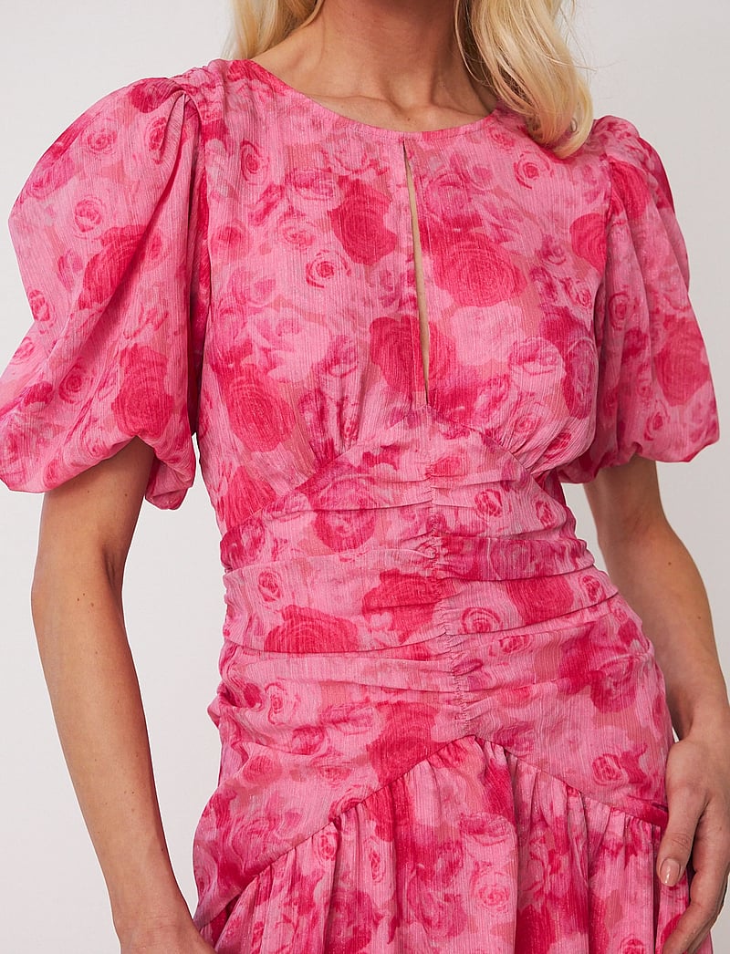 crās - Elainecras Dress - summer dresses - pink rosegarden - 4