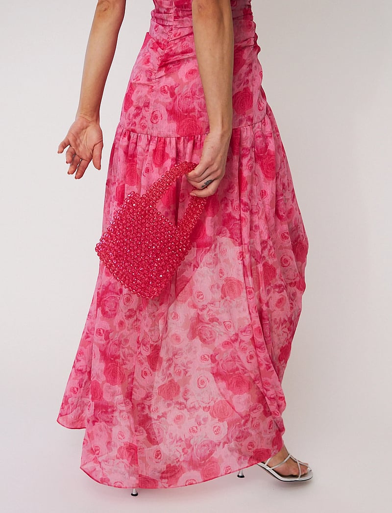 crās - Elainecras Dress - summer dresses - pink rosegarden - 5