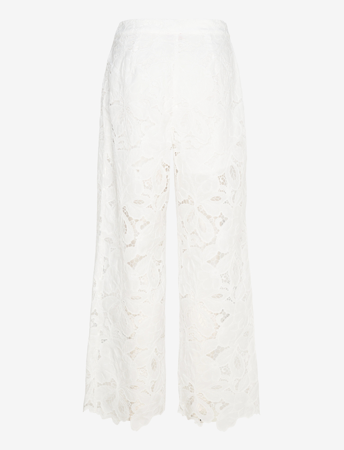 crās - Floricras Pants - wide leg trousers - white - 2