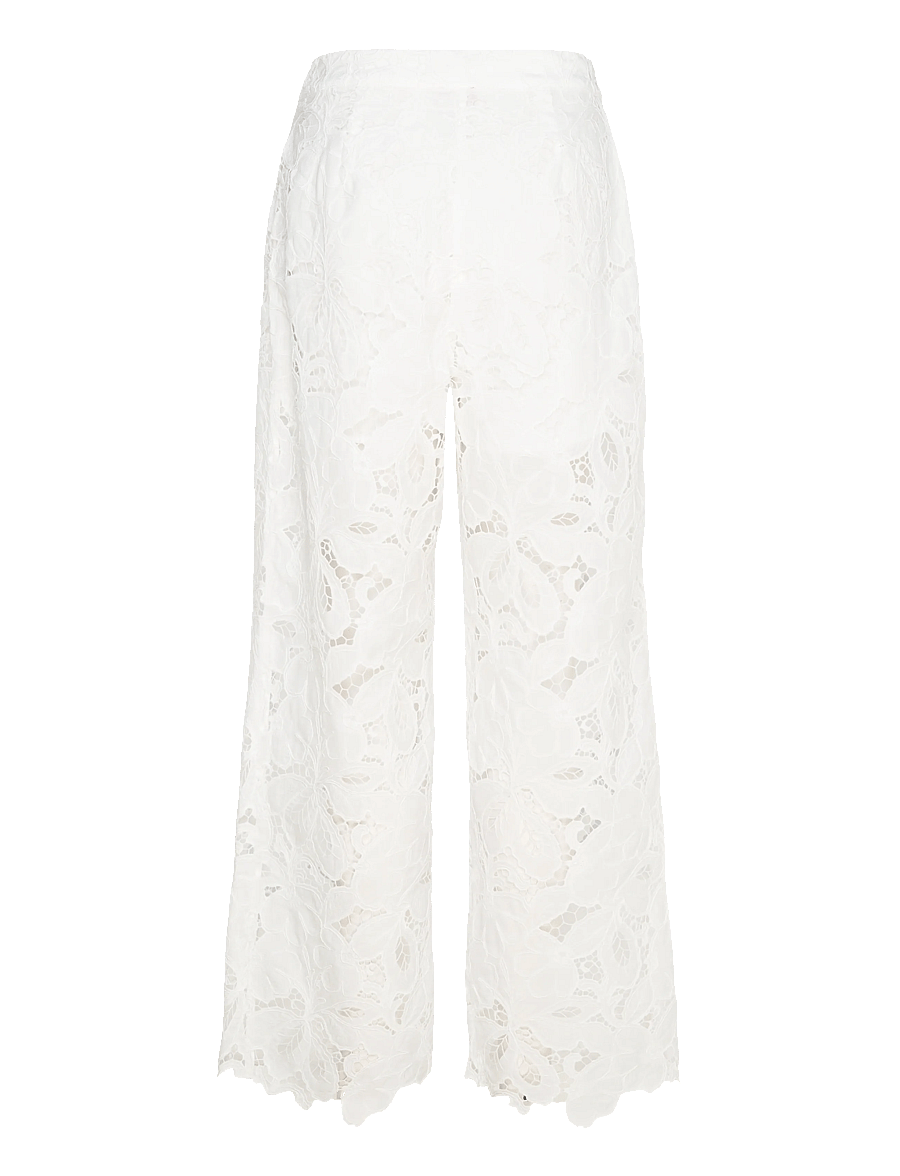 crās - Floricras Pants - vide bukser - white - 2