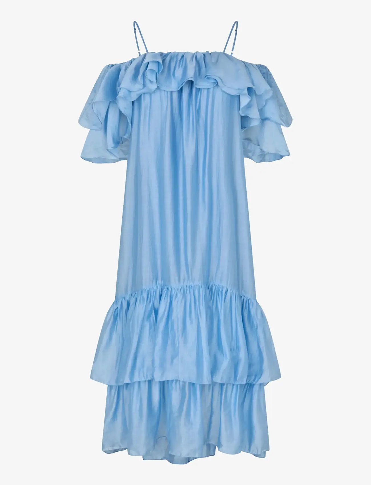 crās - Livelycras Dress - midiklänningar - blue - 1
