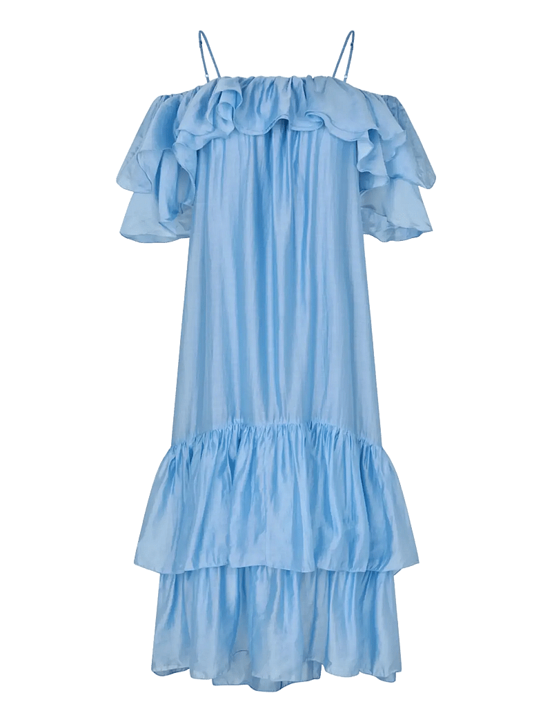 crās - Livelycras Dress - midiklänningar - blue - 1