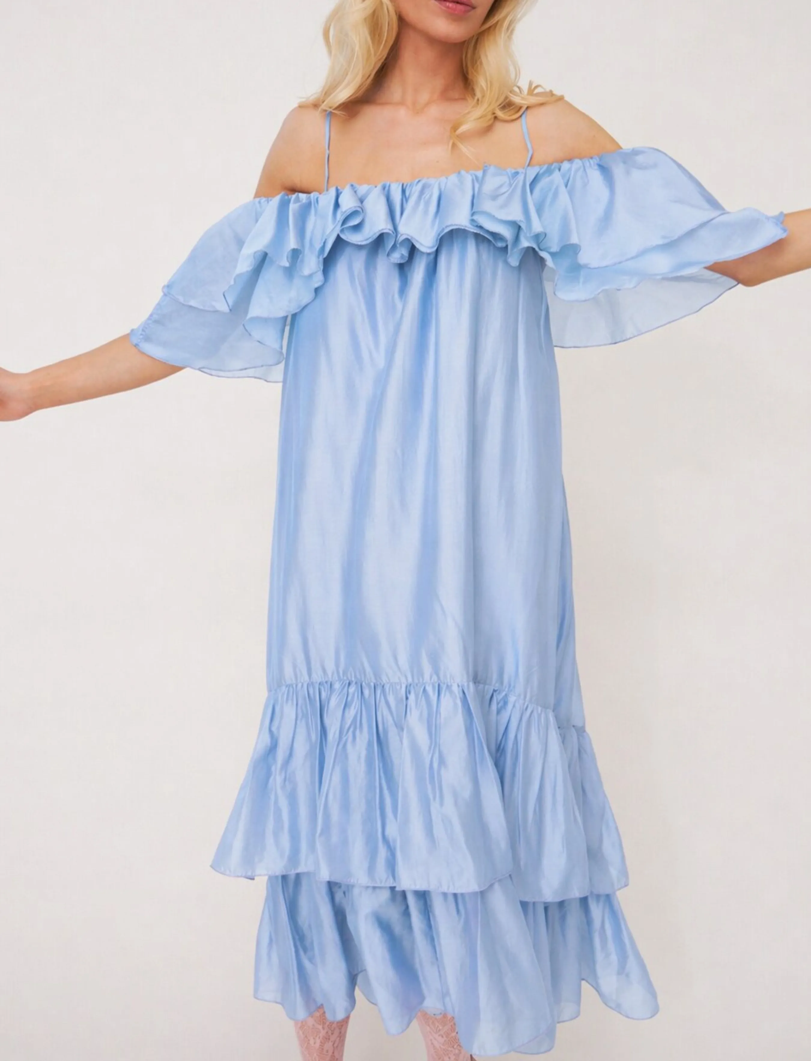 crās - Livelycras Dress - midikleider - blue - 4