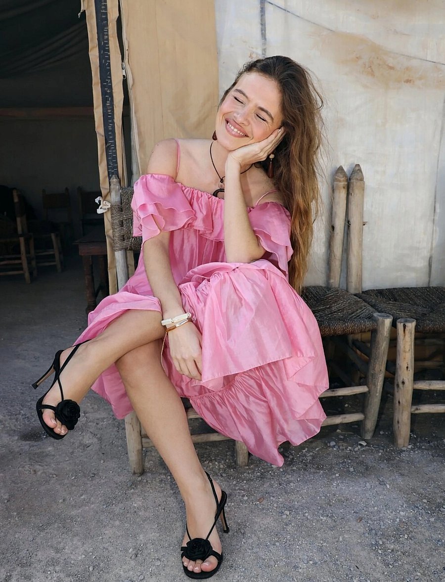 crās - Livelycras Dress - midiklänningar - pink - 2