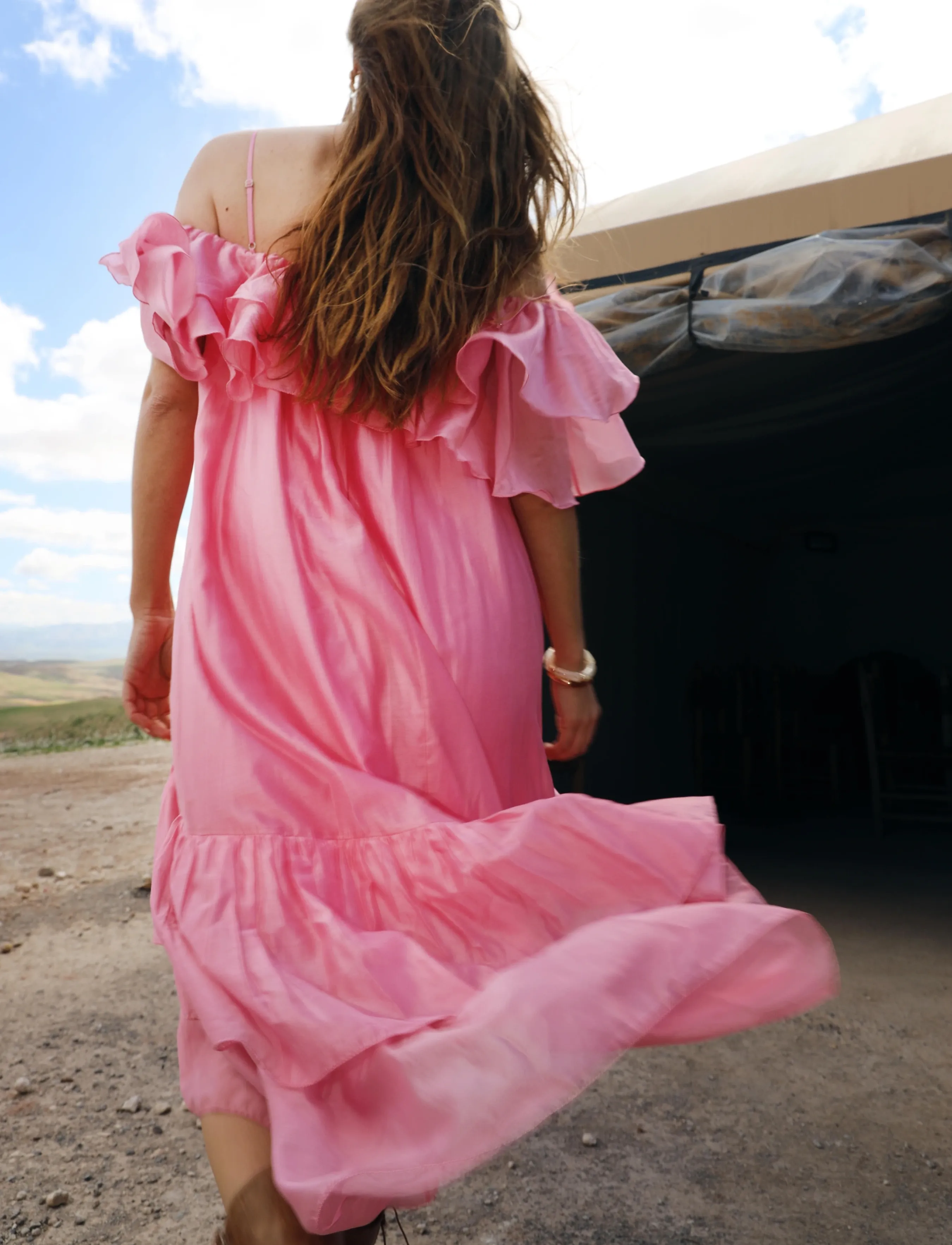 crās - Livelycras Dress - midiklänningar - pink - 3