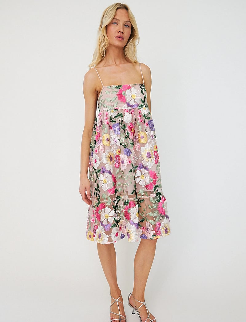 crās - Rebildacras Dress - sukienki do kolan i midi - multi flower - 3