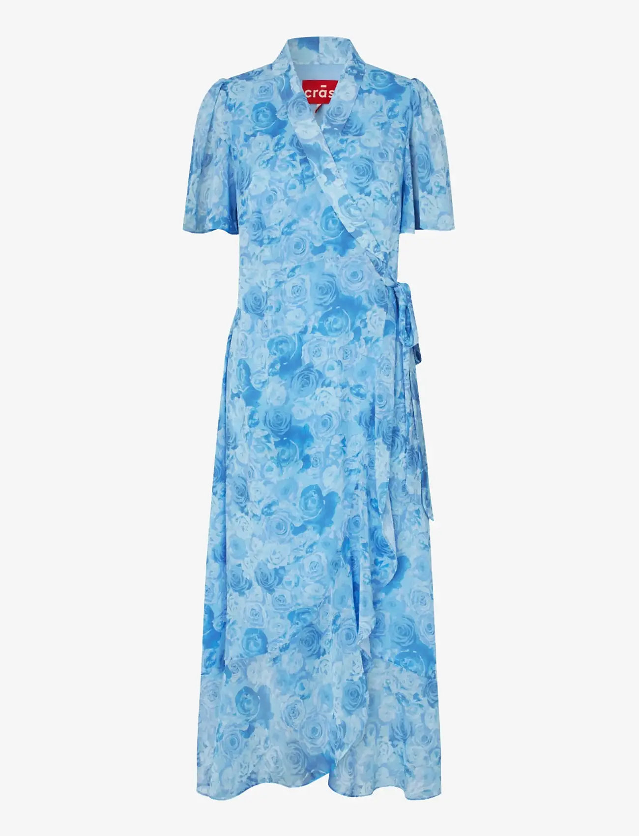 crās - Lineacras Dress - kietaisumekot - blue rosengarden - 1