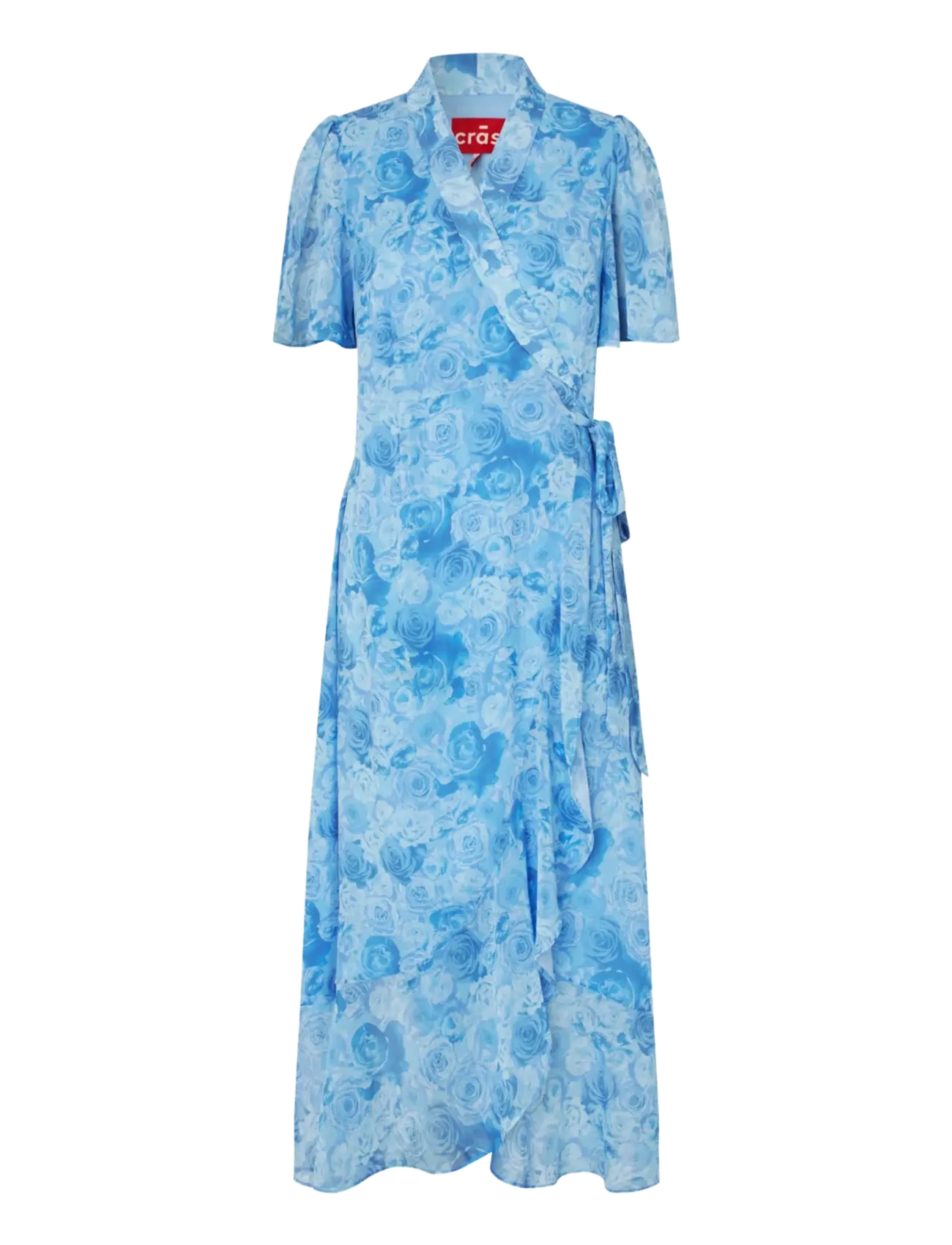 crās - Lineacras Dress - wickelkleider - blue rosengarden - 1