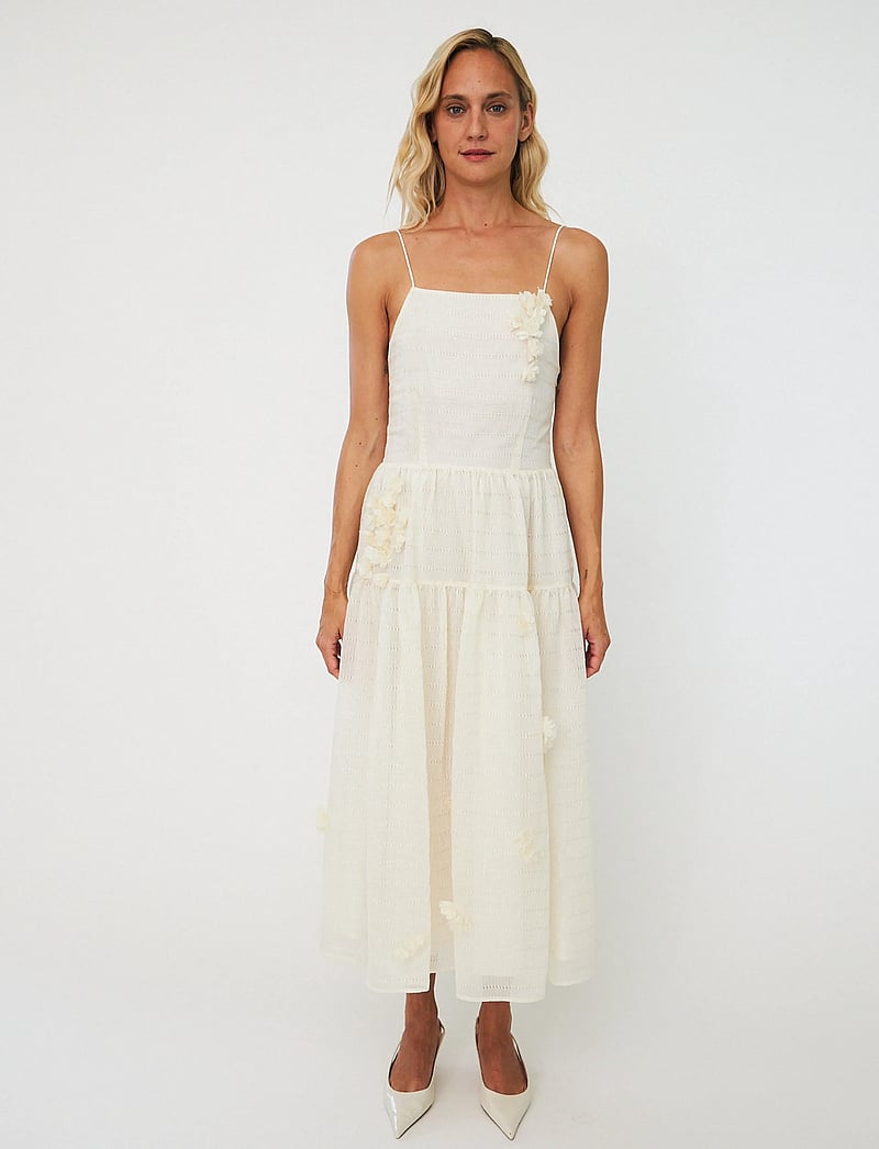 crās - Palmacras Dress - midikleidid - ivory - 4