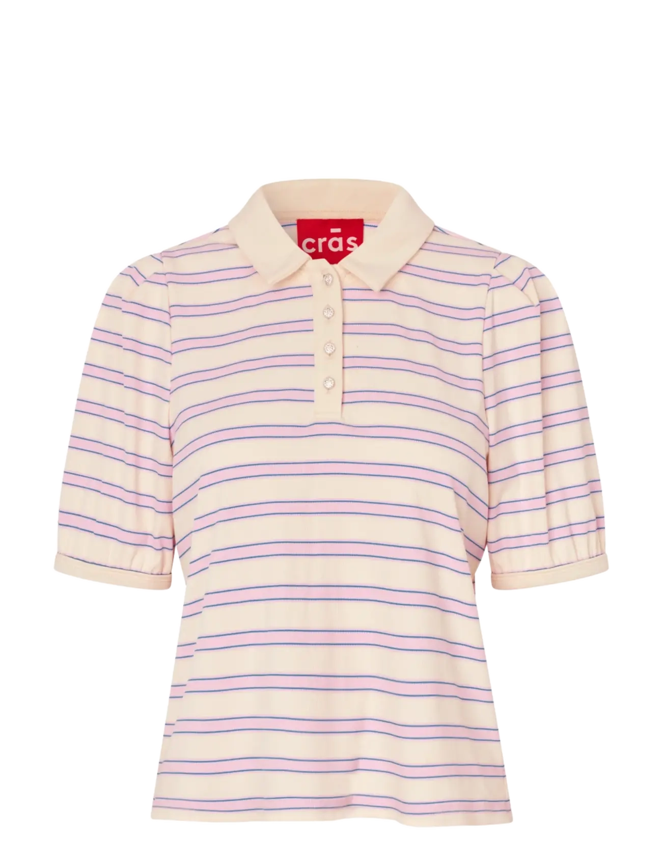 crās Kleocras Polo - Riided - CREME LILAC STRIPE / multi