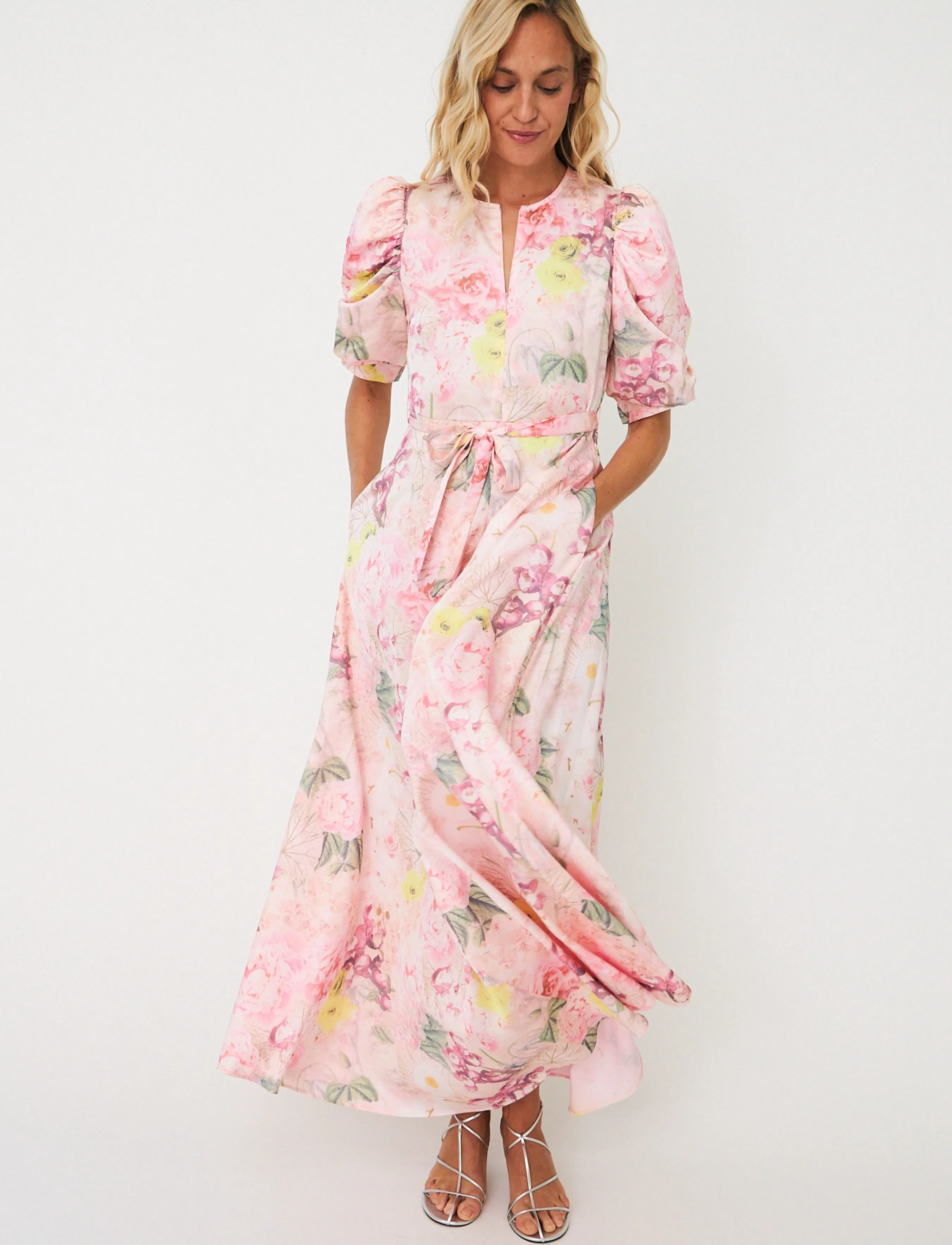 crās - Kaylacras Maxi Dress - maxiklänningar - floral garden - 3