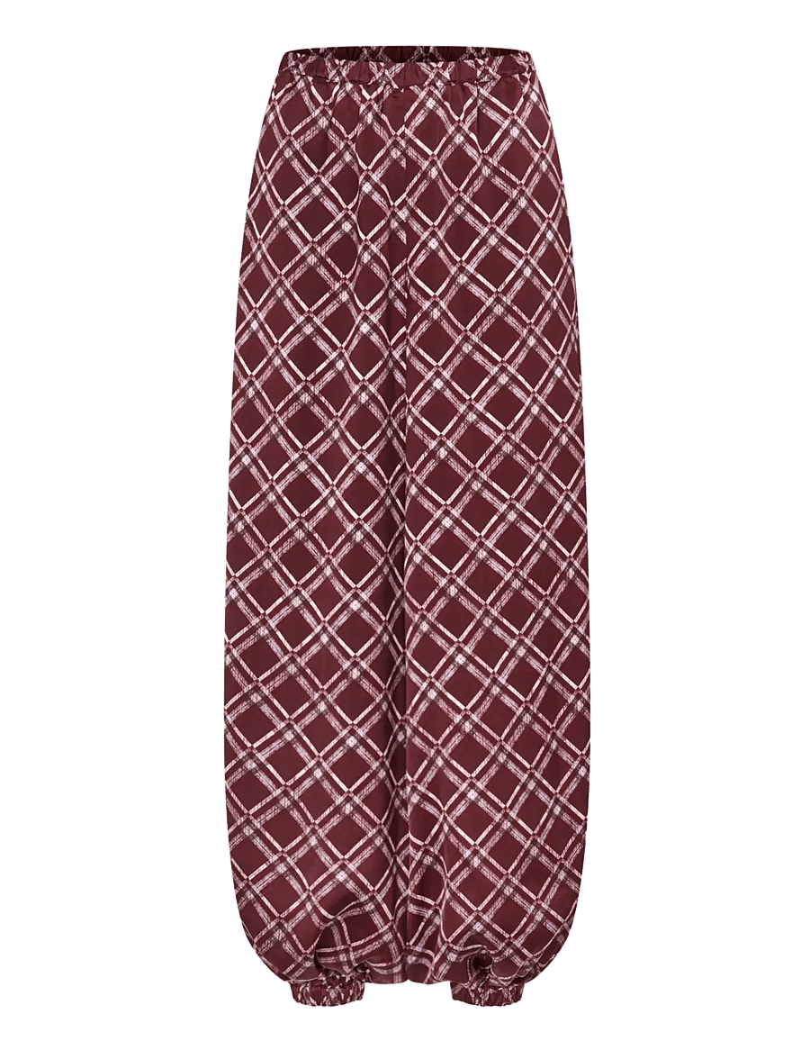 crās - Laikacras Pants - hosen mit geradem bein - port royal check - 1