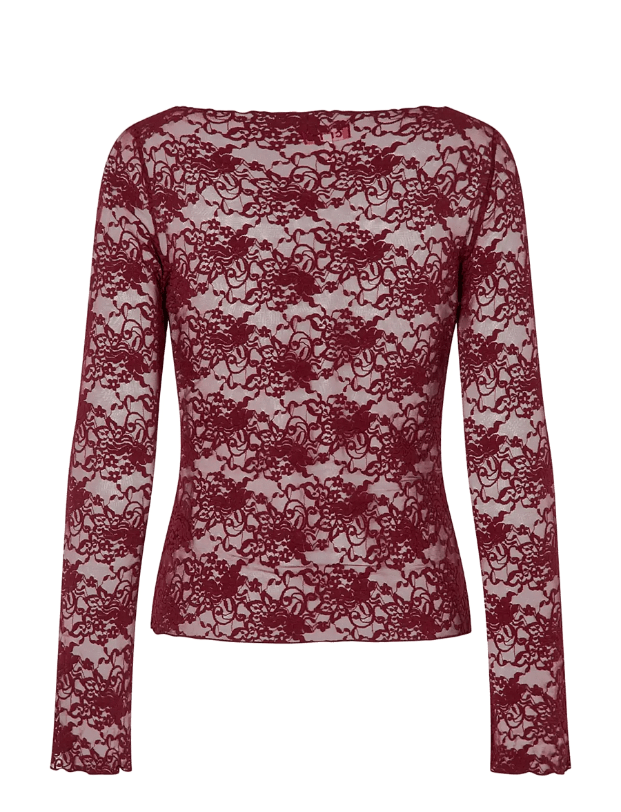 crās - Lettiecras Blouse - långärmade blusar - port royal - 1