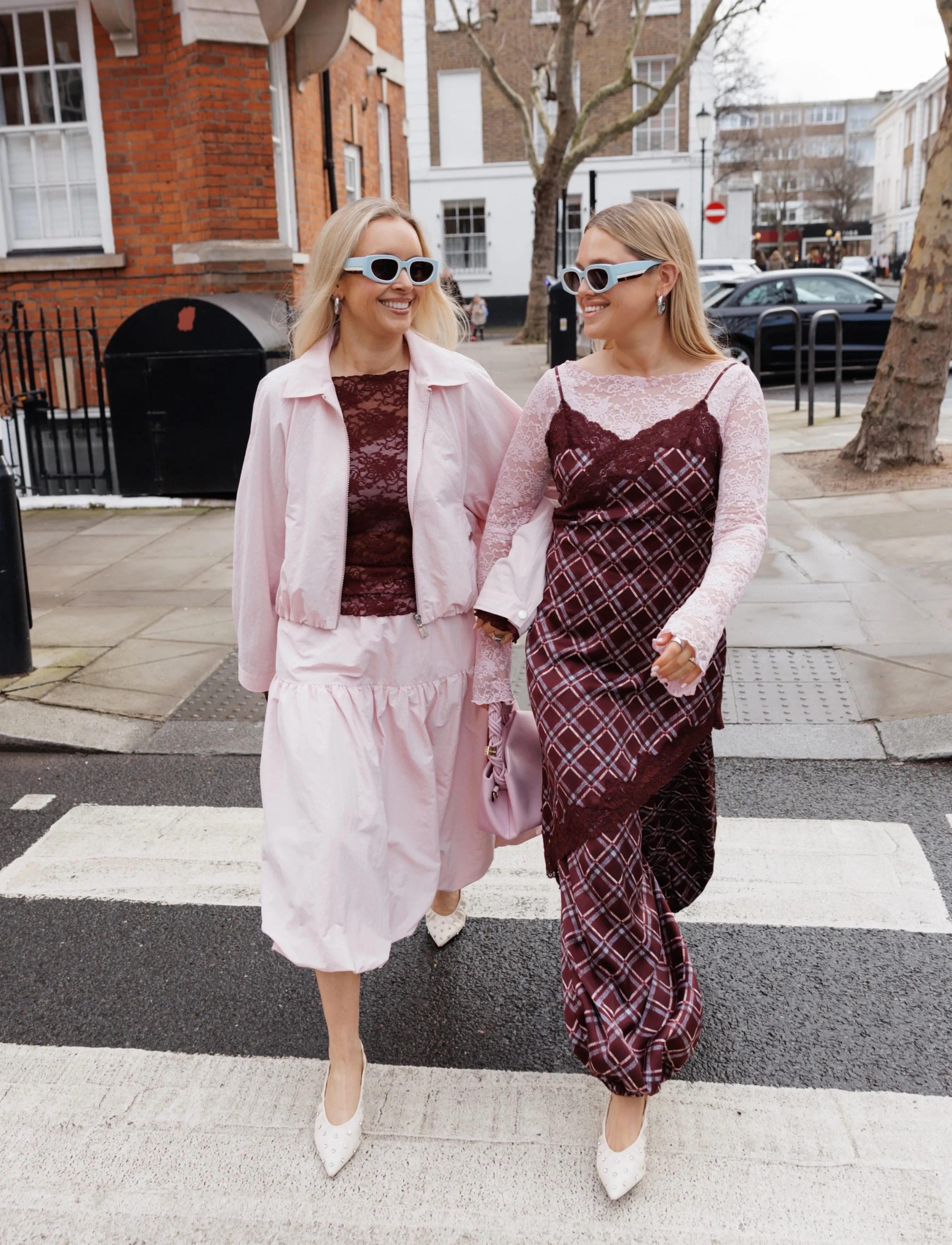 crās Laikacras Dress - Hochzeitsgäste - PORT ROYAL CHECK / burgundy