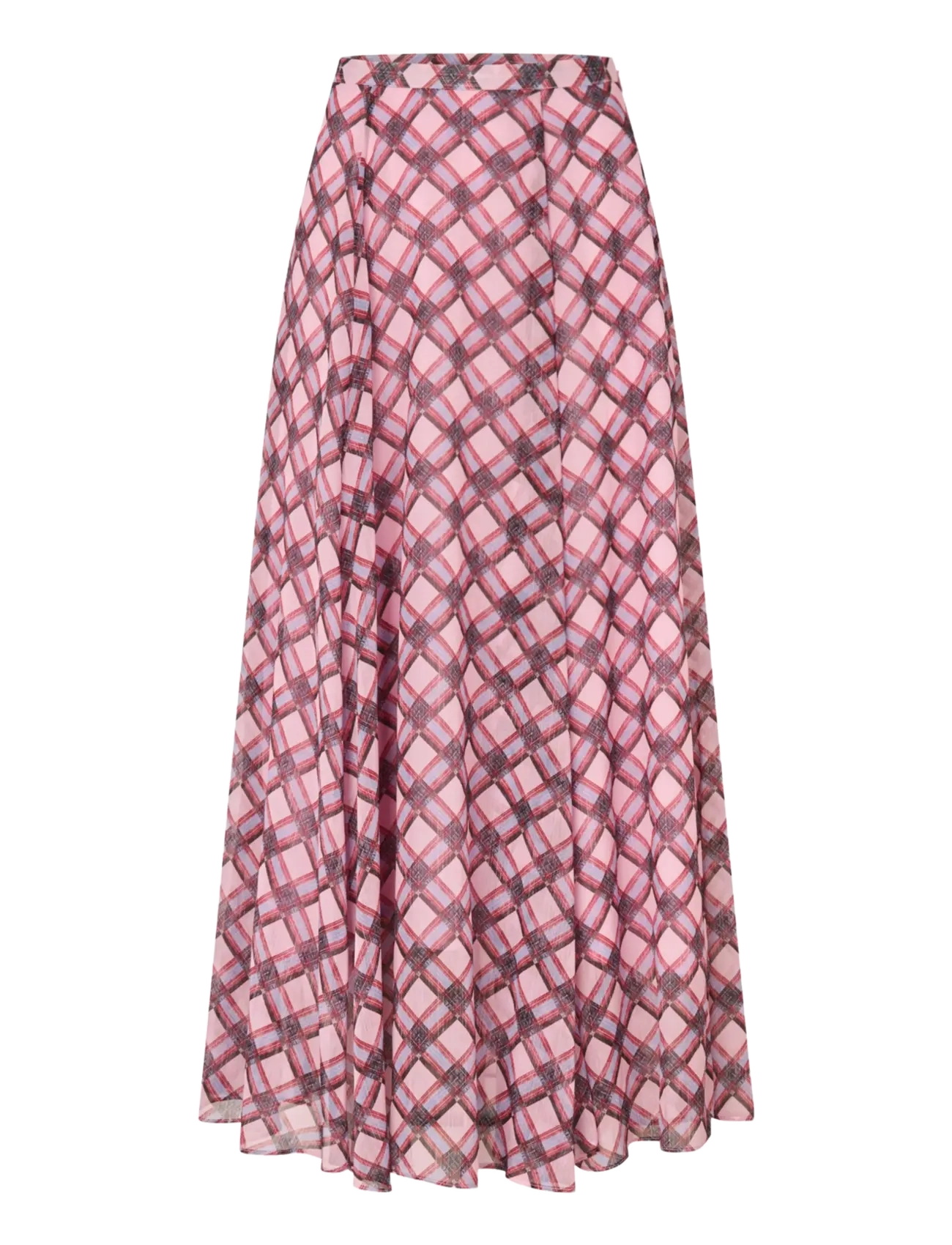 crās Odellecras Skirt - Cras - PINK CHECK / pink/rose