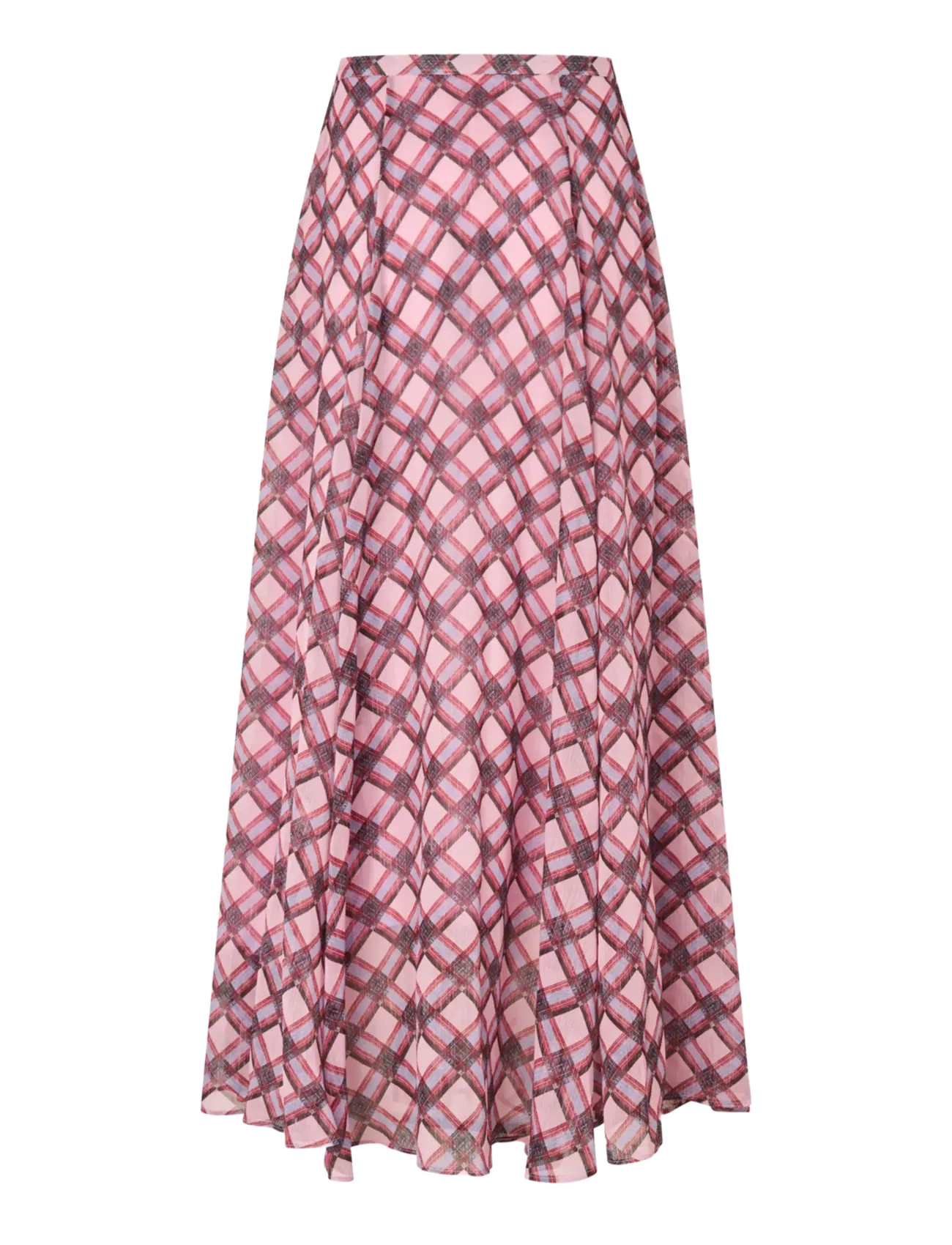 crās - Odellecras Skirt - maxikjolar - pink check - 2