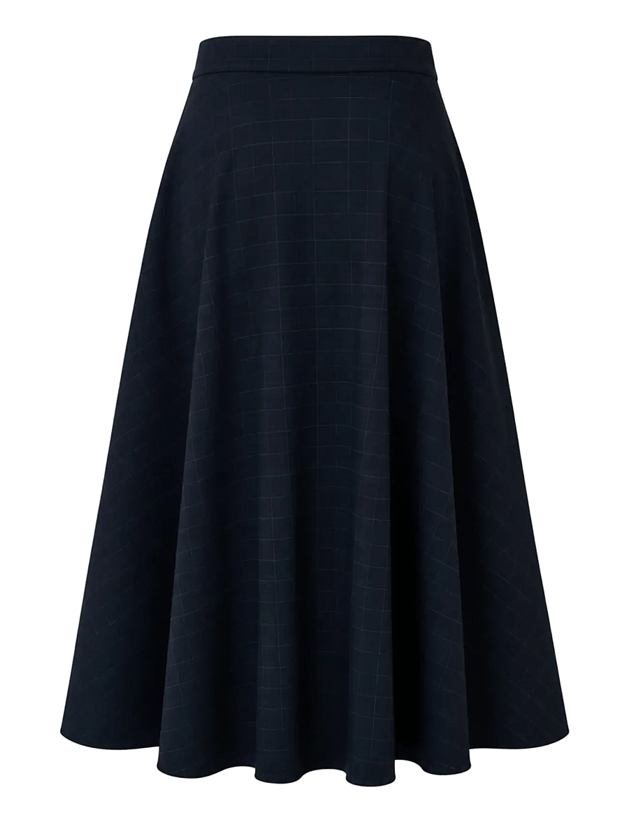 crās - Aishacras Skirt - dark grey check - 1