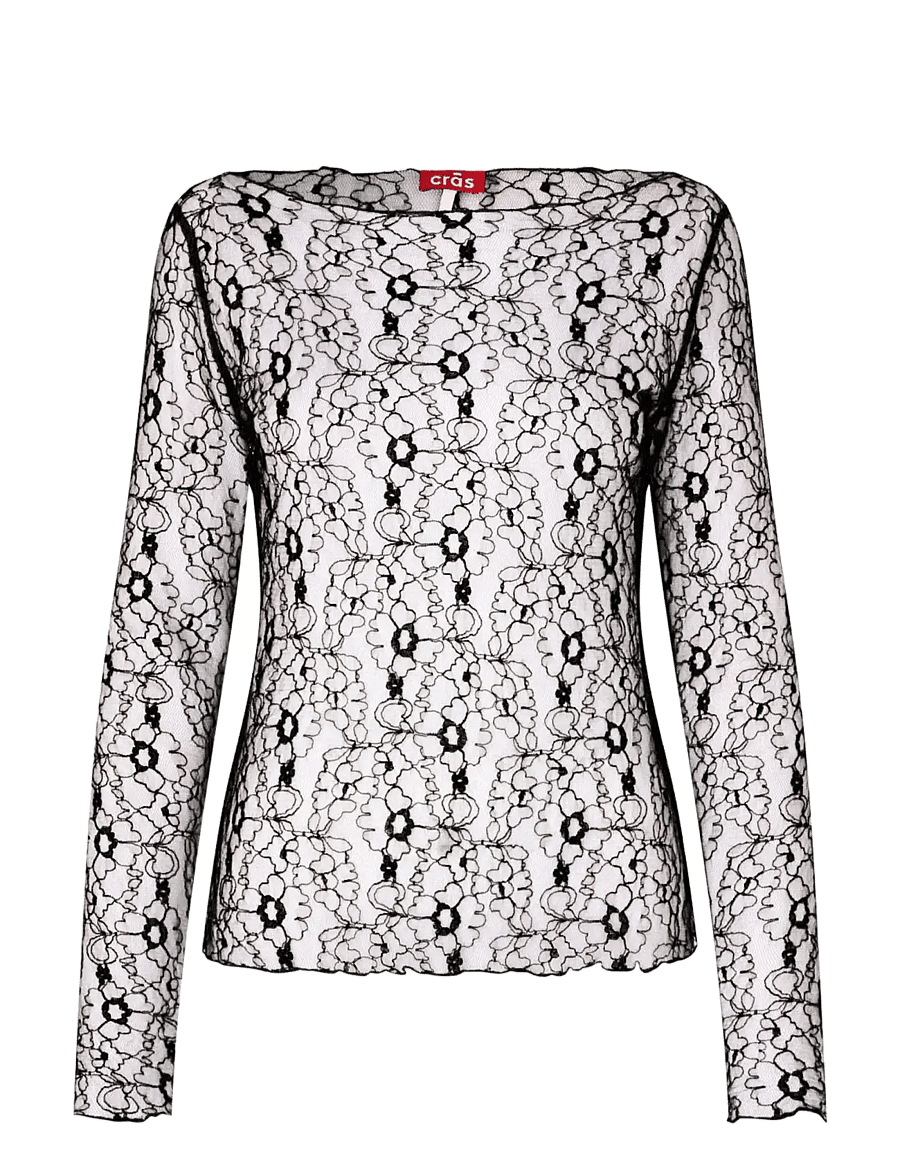 crās - Avacras Blouse - pikkade varrukatega pluusid - black - 1
