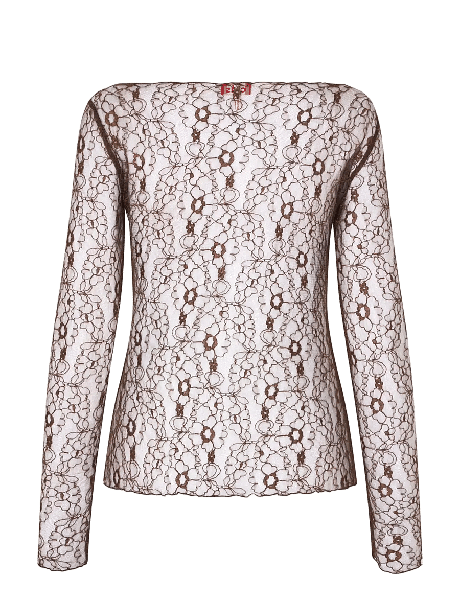 crās - Avacras Blouse - long sleeved blouses - java brown - 2