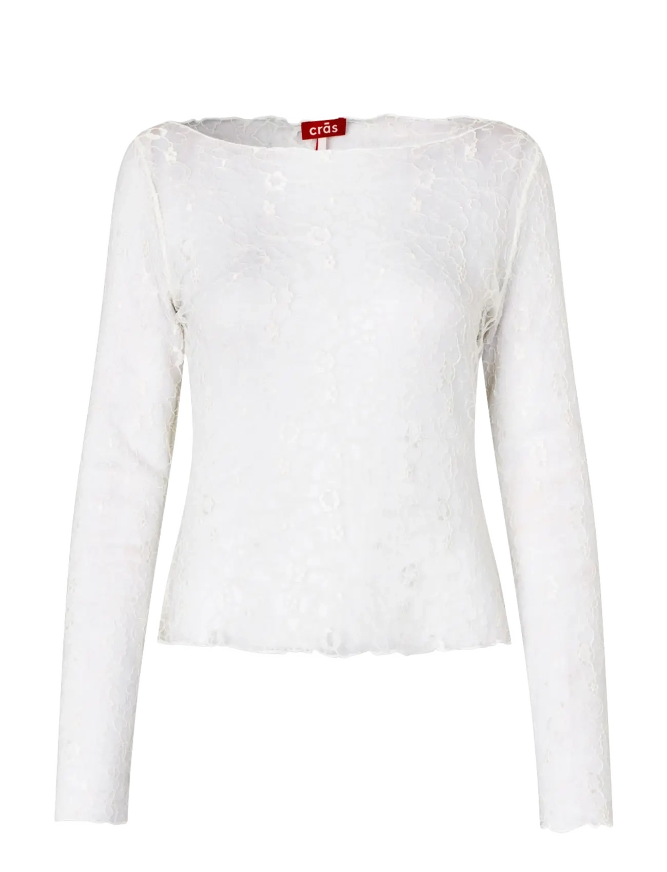 crās - Avacras Blouse - pikkade varrukatega pluusid - off white - 2