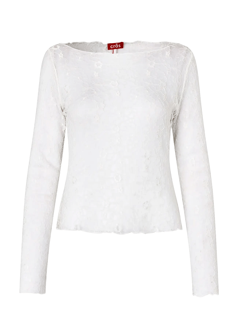 crās - Avacras Blouse - pikkade varrukatega pluusid - off white - 2