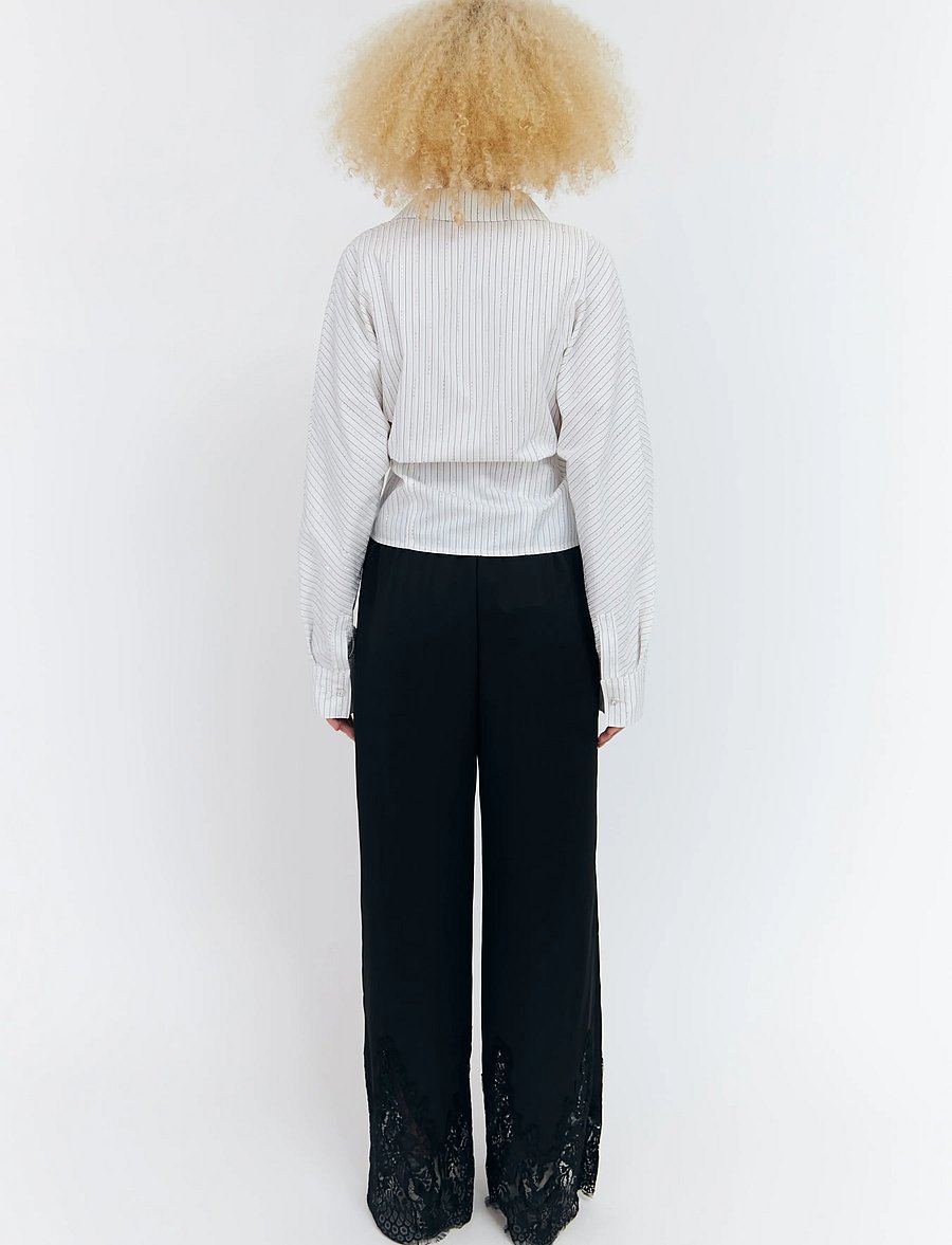 crās - Esmecras Shirt - langärmlige hemden - white stripe sparkle - 3