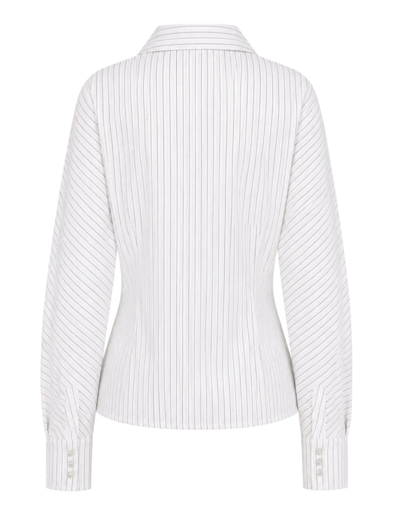 crās - Esmecras Shirt - langärmlige hemden - white stripe sparkle - 2