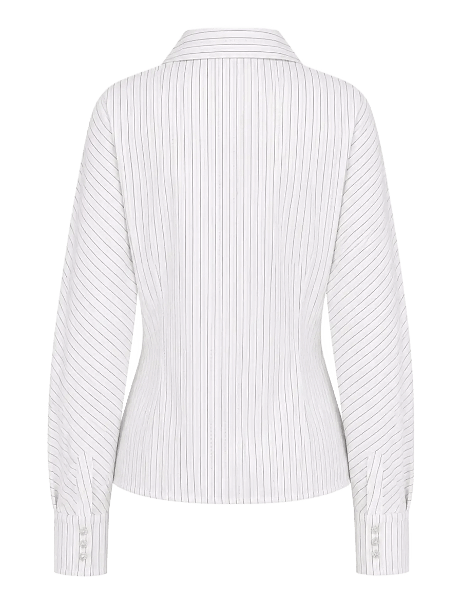 crās - Esmecras Shirt - langärmlige hemden - white stripe sparkle - 2