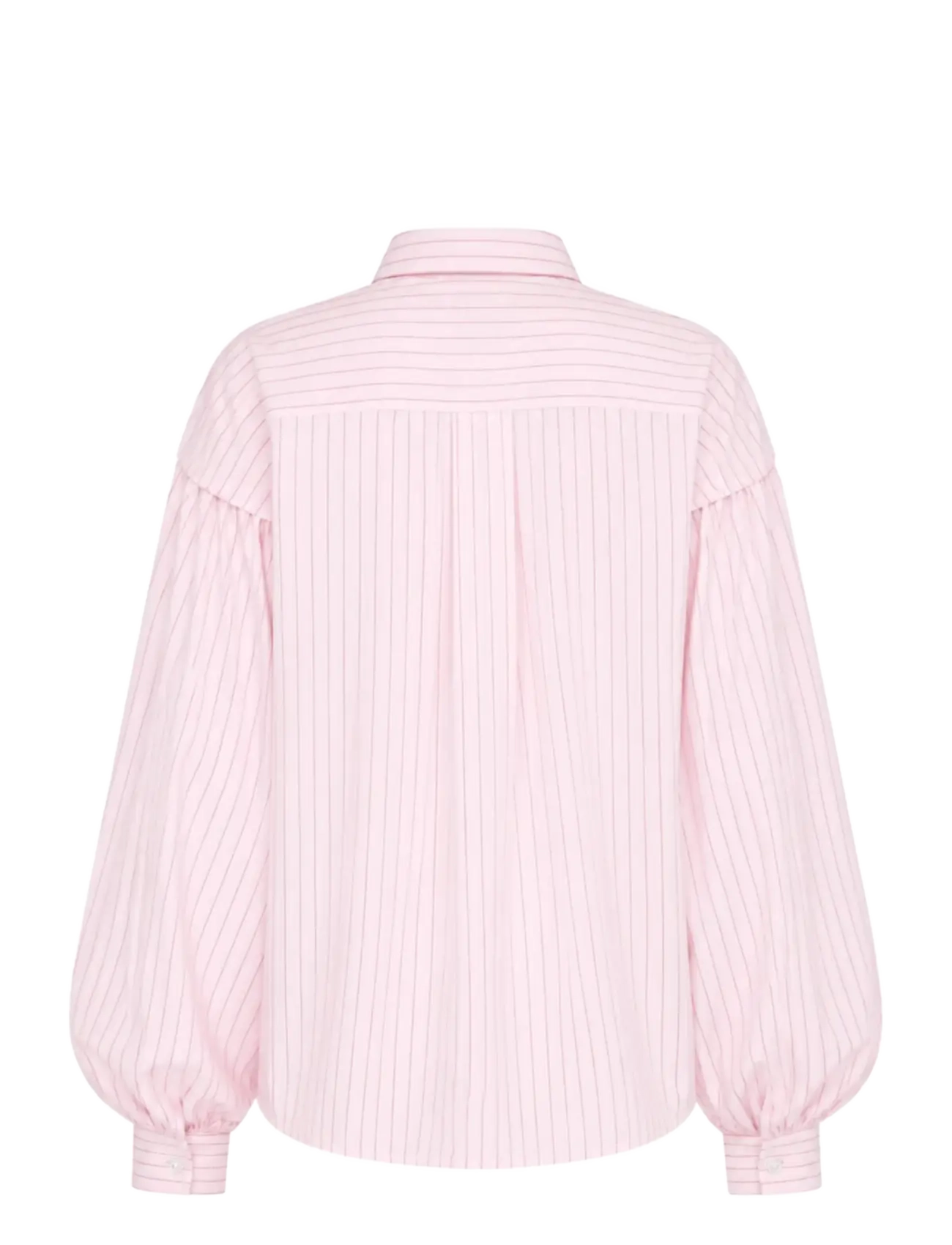 crās - Finacras Shirt - long-sleeved shirts - pink stripe - 2