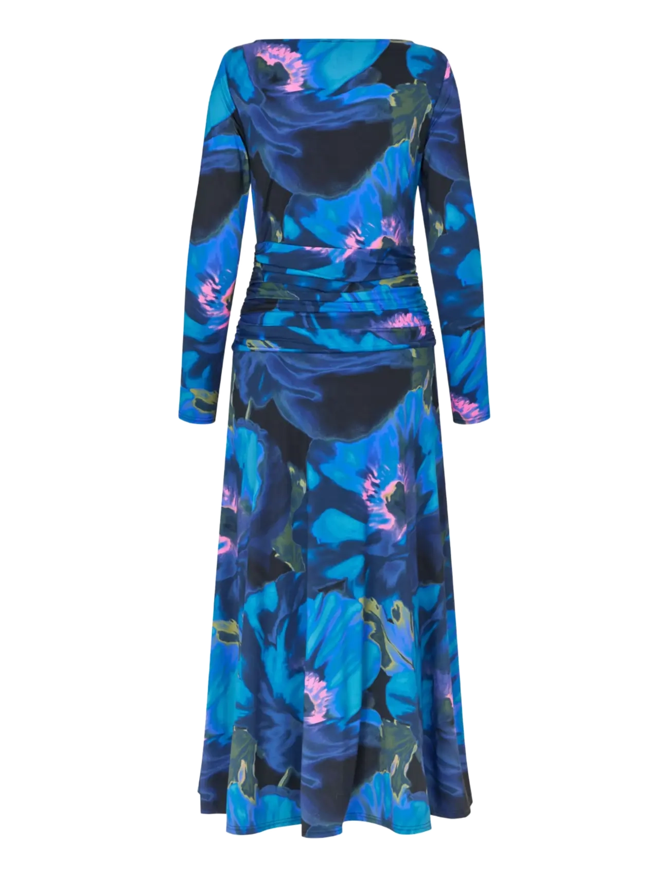 crās - Klaracras Dress - midiklänningar - poppy flower blue - 2