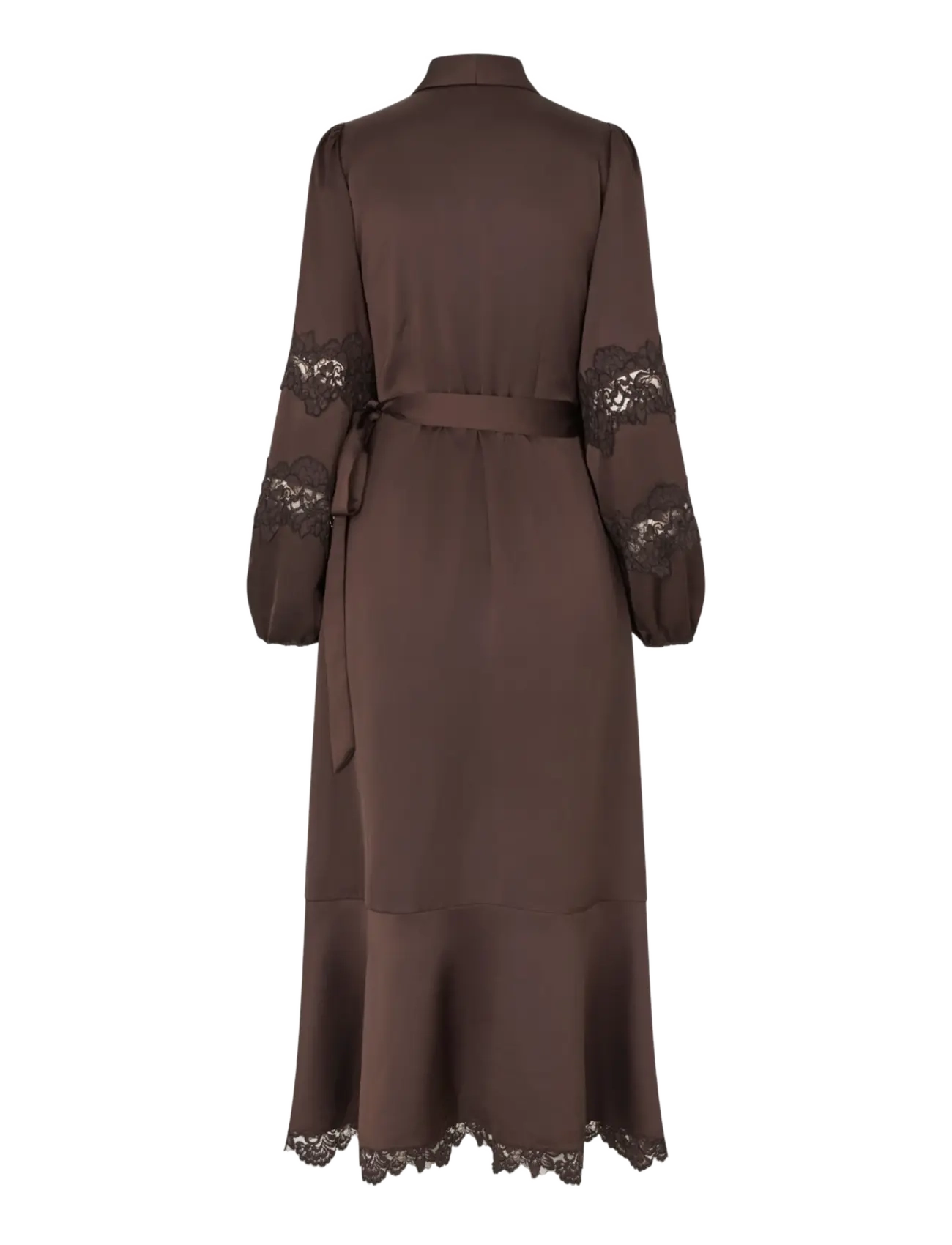 crās - Laralilcras Dress - lace dresses - java brown - 2