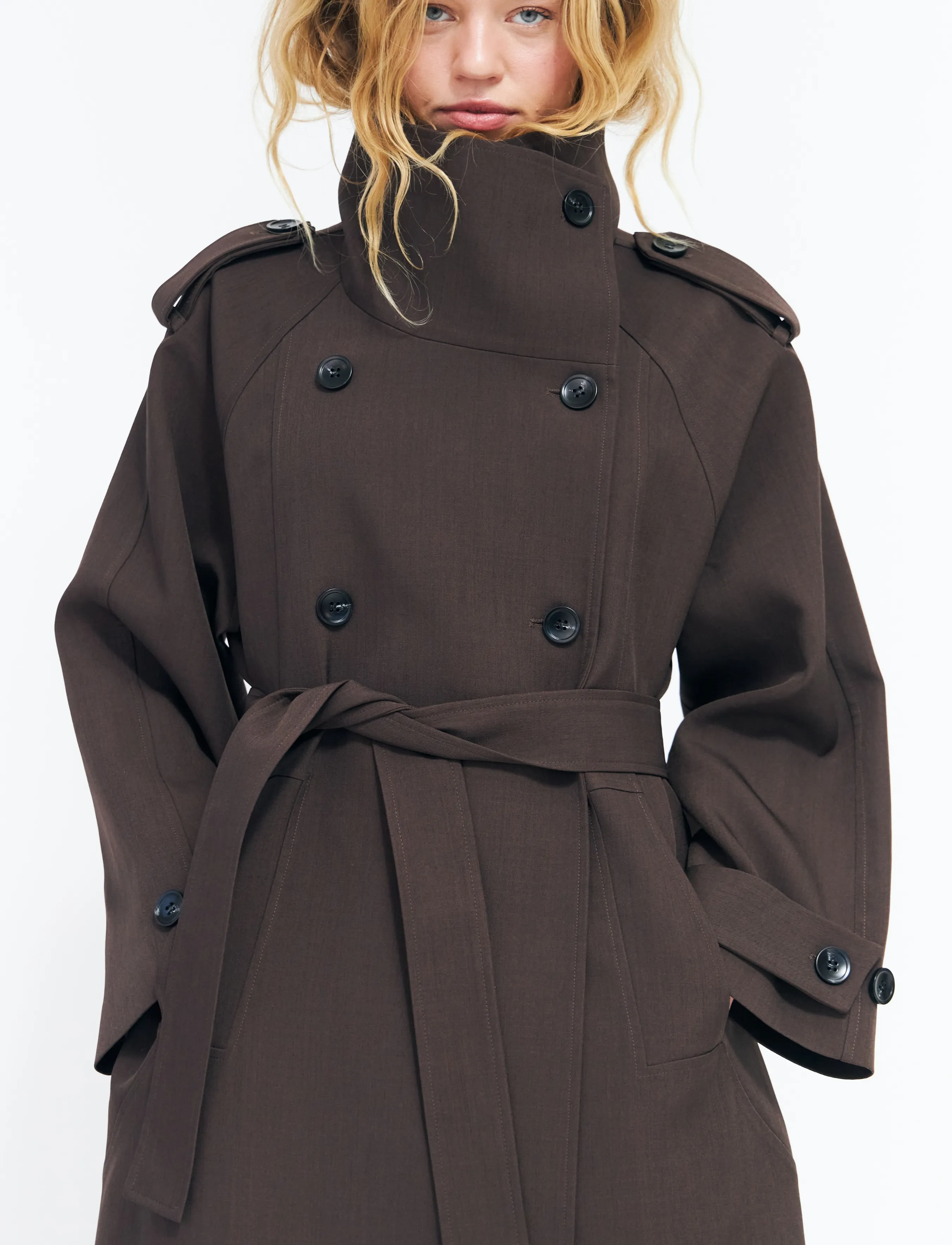 Crās Leonoracras Trenchcoat kappor & rockar dam – bild 7